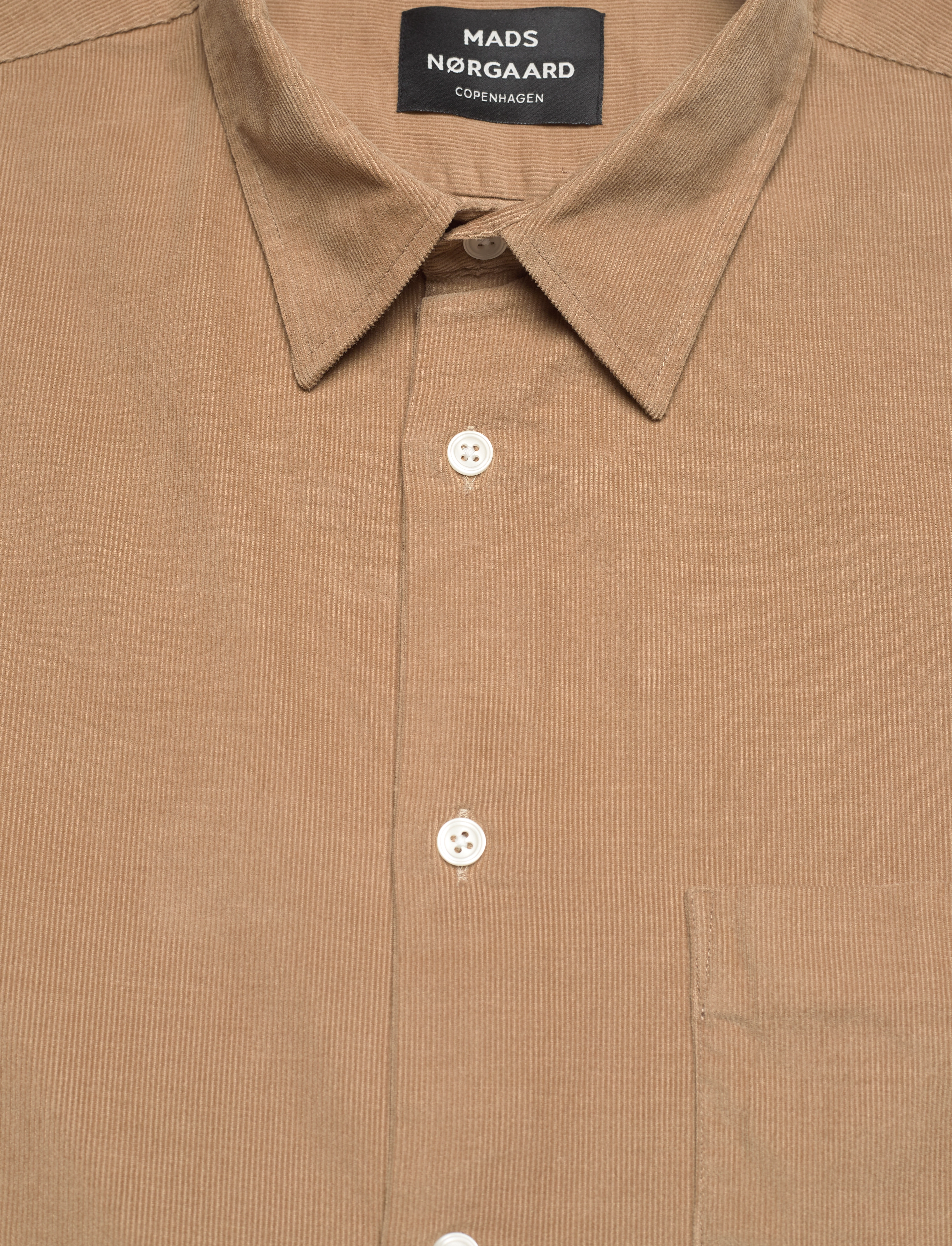 Mads Nørgaard - Dyed Baby Cord Sune Shirt - kelp - 3