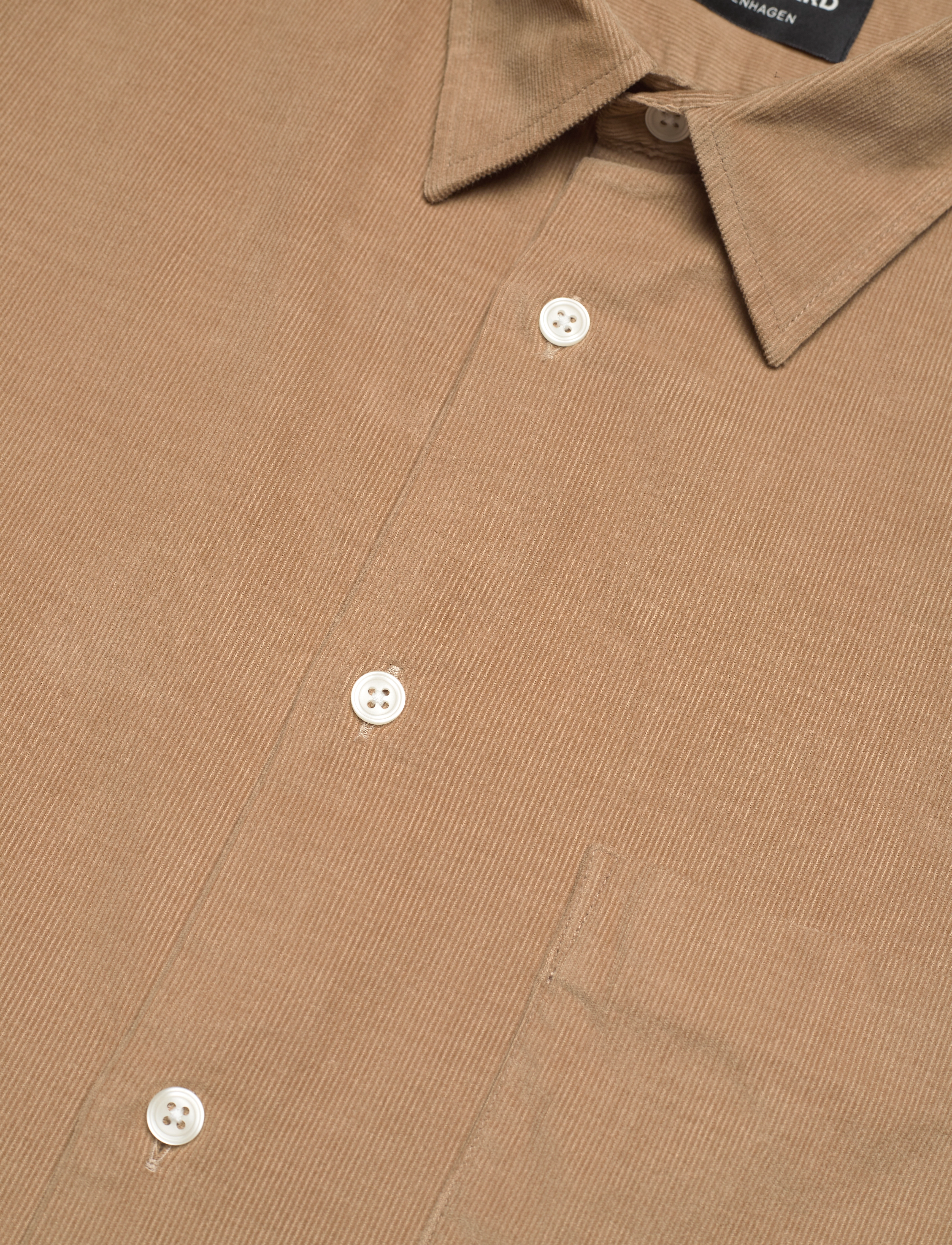 Mads Nørgaard - Dyed Baby Cord Sune Shirt - kelp - 4