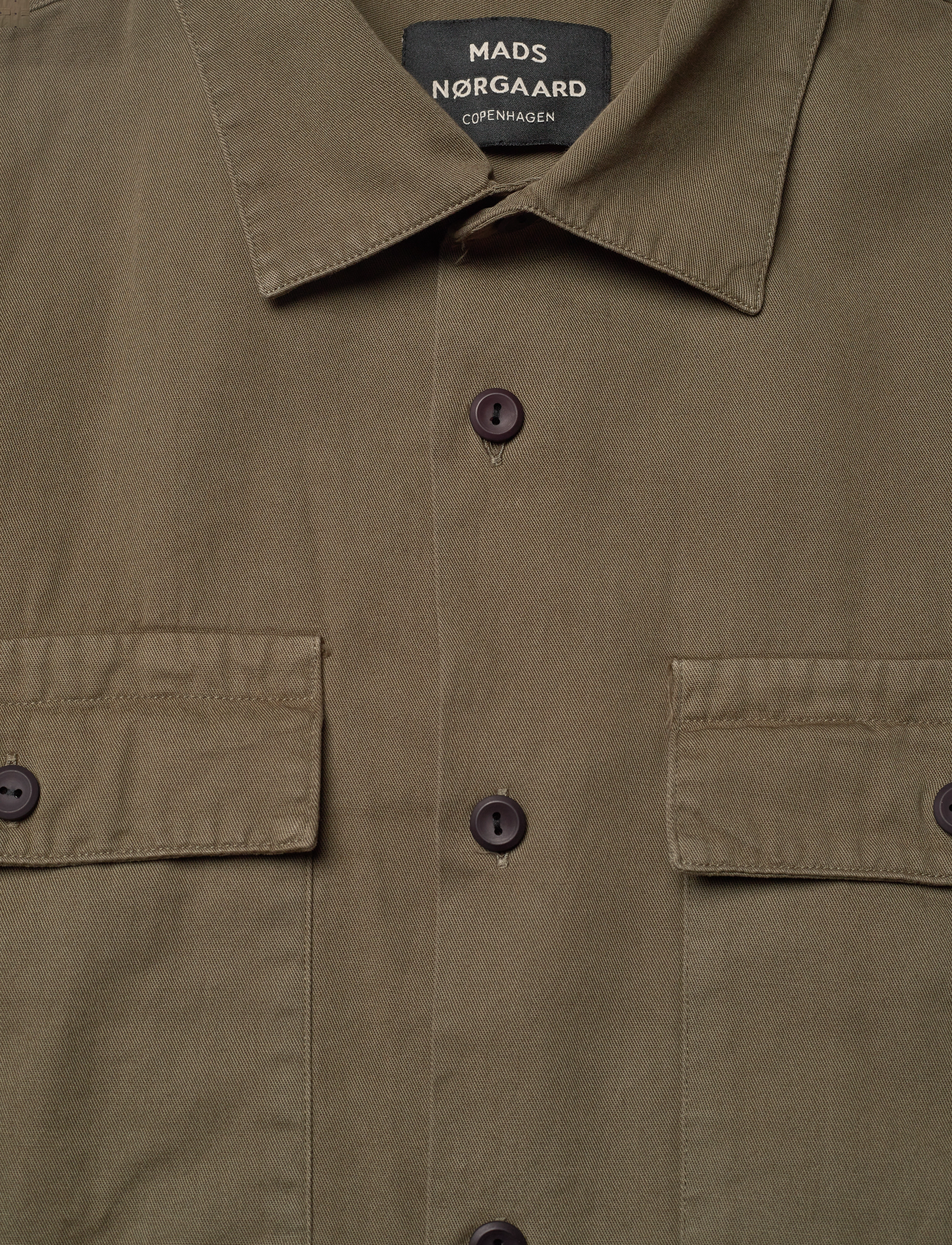 Mads Nørgaard - Broken Cotton Tank Shirt - grape leaf - 2