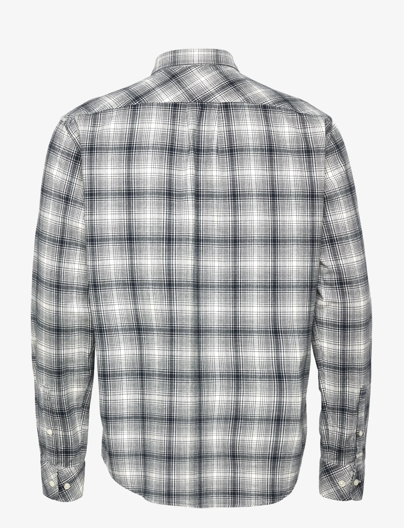 Mads Nørgaard - Cotton Flannel Malte Shirt - karierte hemden - marshmallow check - 1