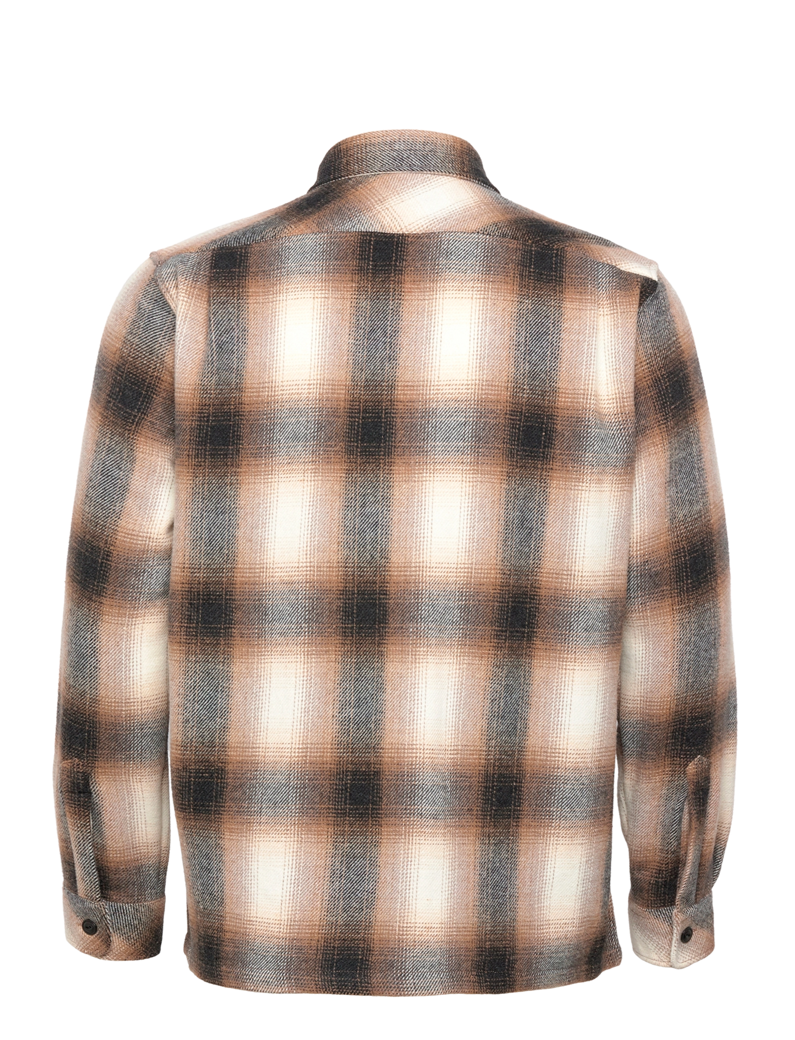 Mads Nørgaard - Soft Wool Malte Check Shirt - charcoal check - 1