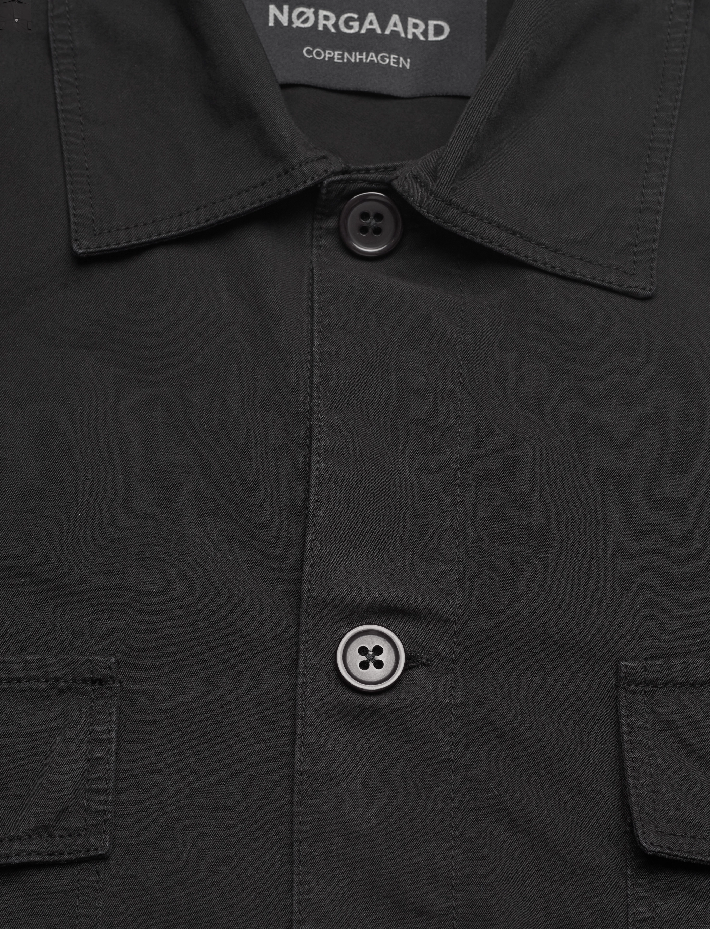 Mads Nørgaard - Sunny Twill Steve Shirt - black - 2