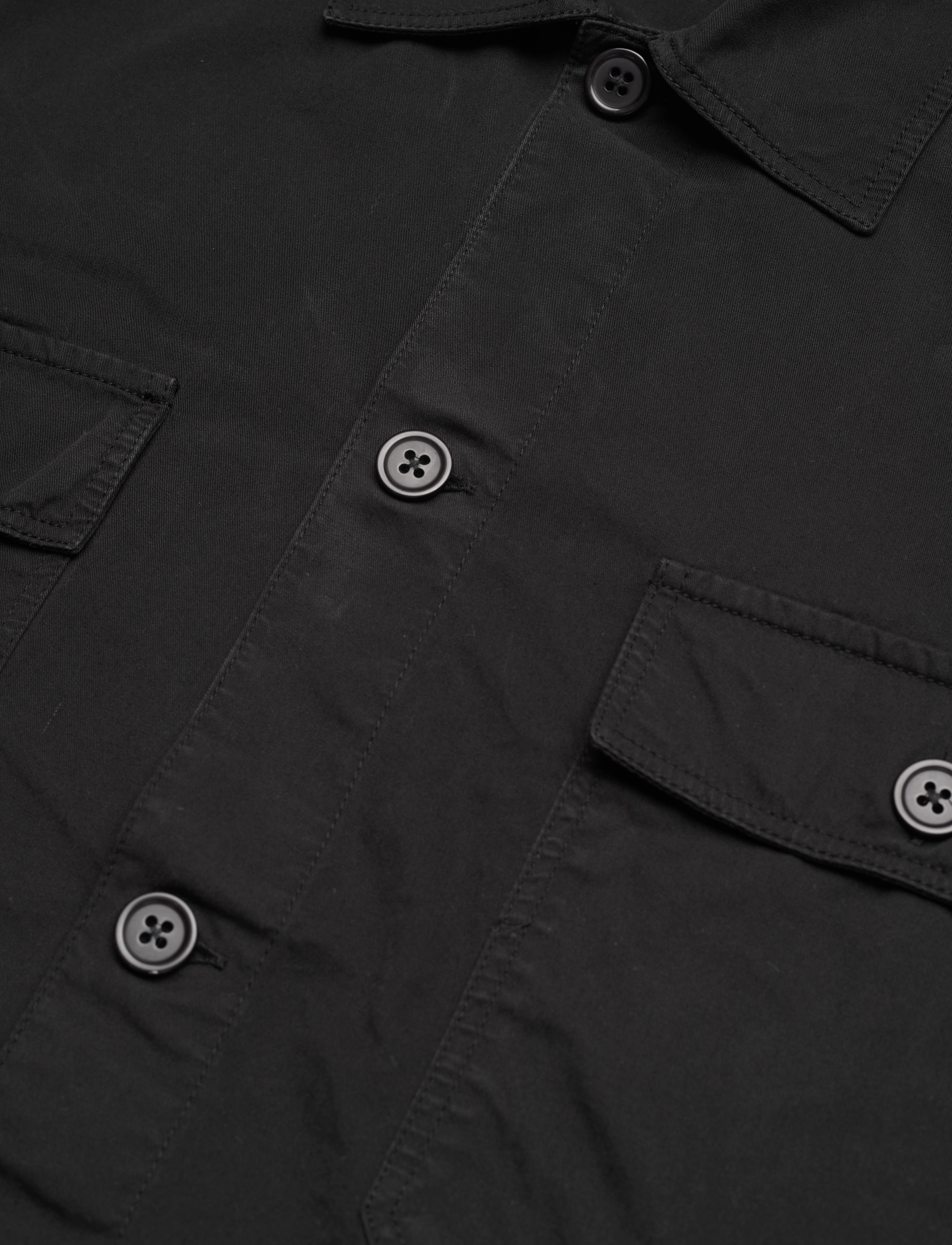 Mads Nørgaard - Sunny Twill Steve Shirt - black - 3