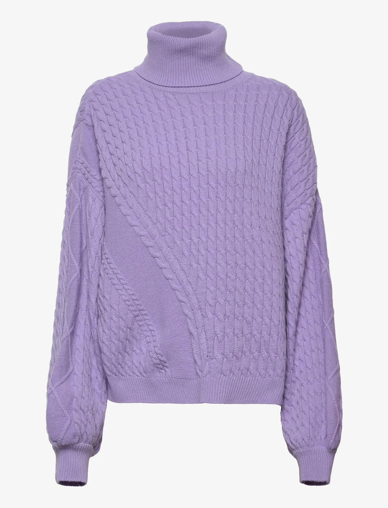 Mads Nørgaard - Recycled Wool Mix Rerik Sweater - dahlia purple - 0