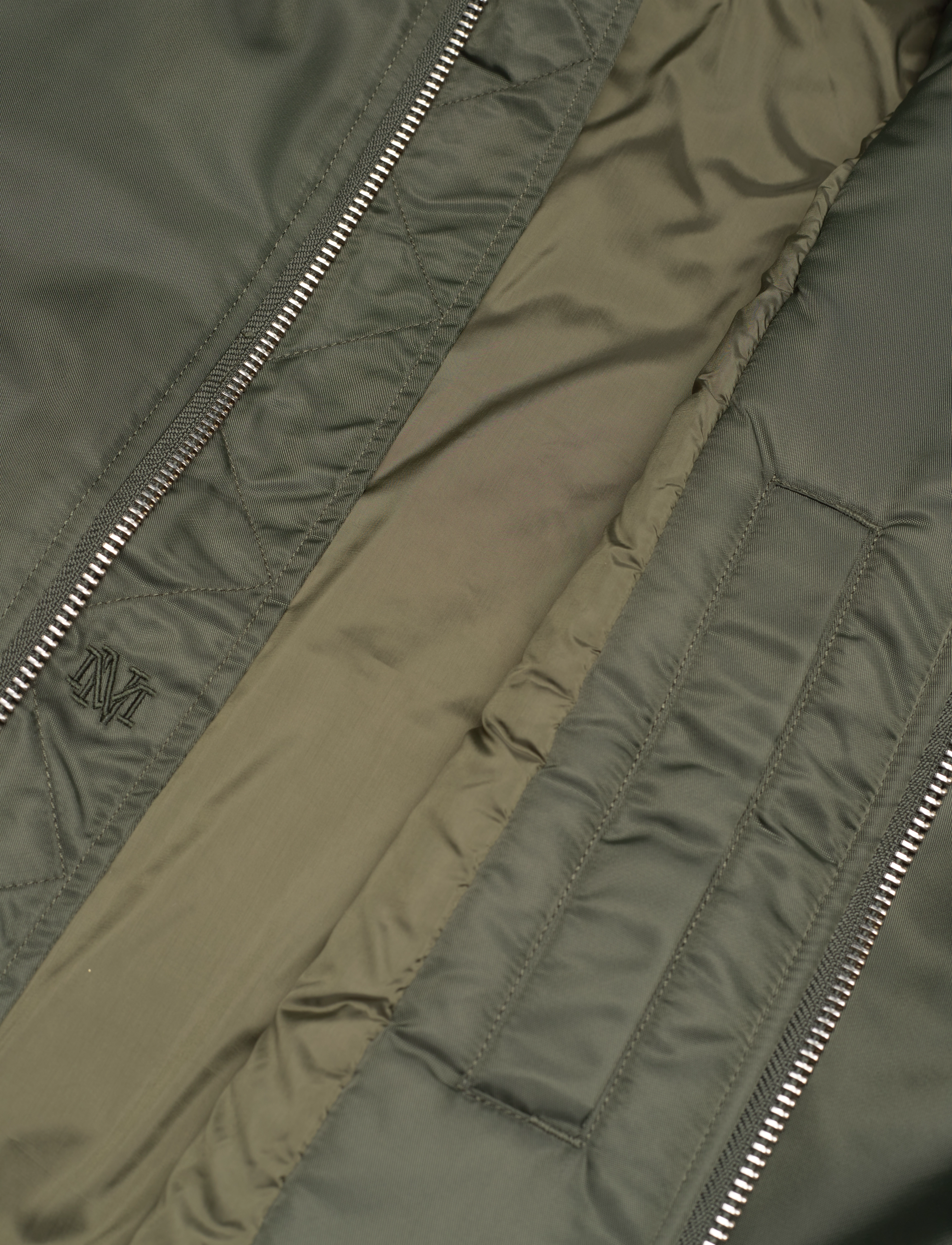 Mads Nørgaard - Tight Twill Flight Jacket - grape leaf - 4