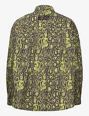 Mads Nørgaard - Colette Neu Shirt AOP - langermede skjorter - snake aop / safety yellow - 1