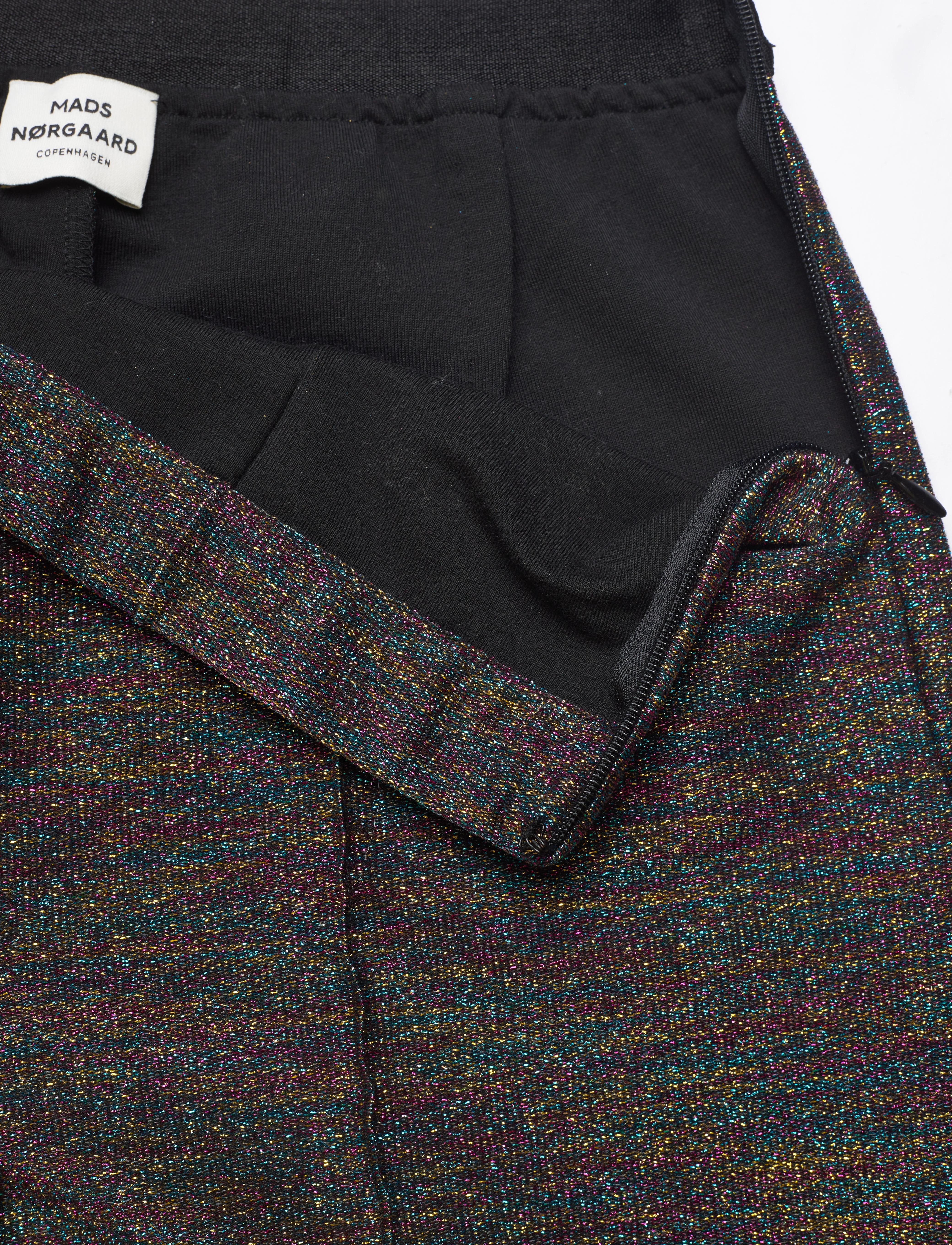 Mads Nørgaard - Glitter Stretch Pirla Pants - metallic multi - 2