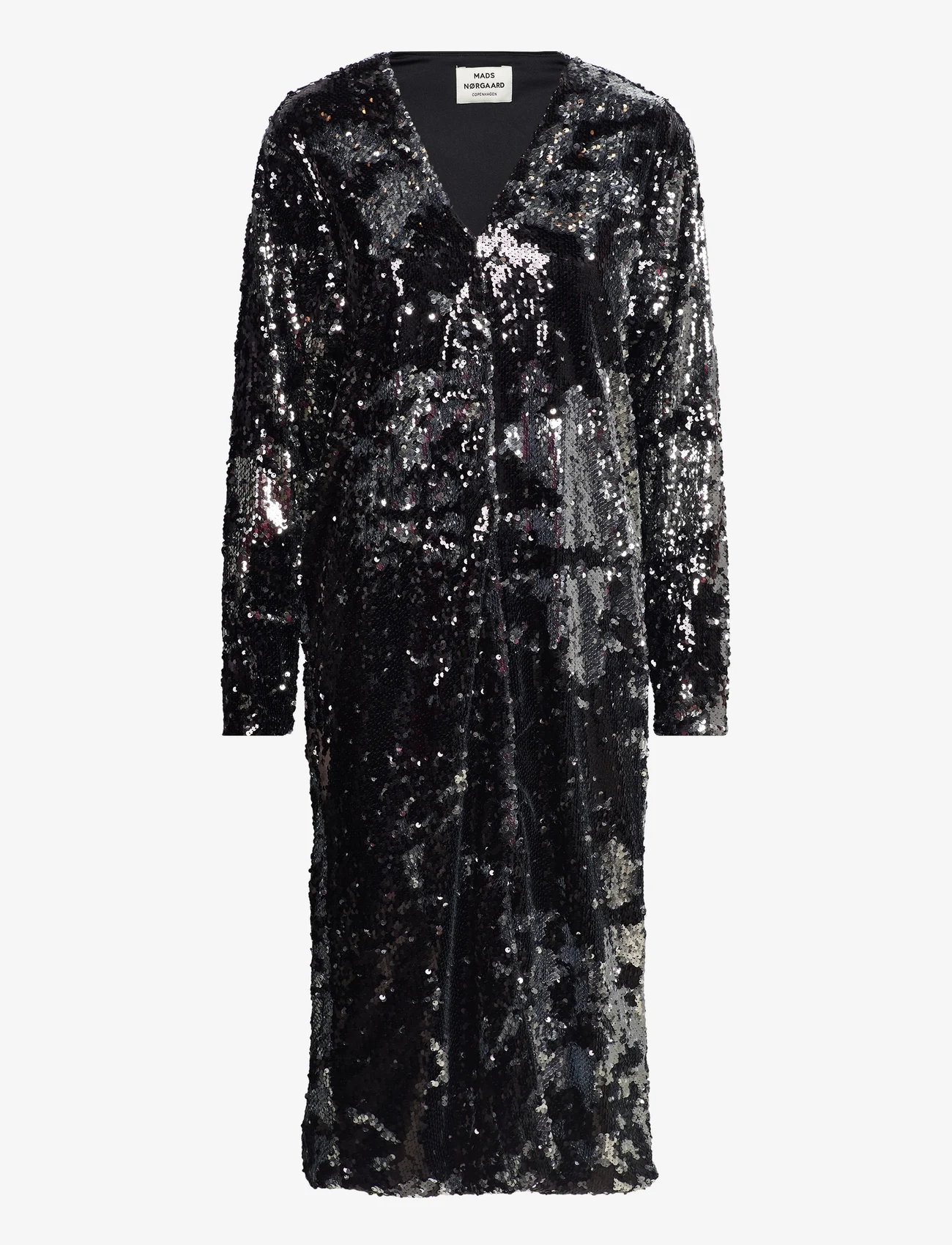 Mads Nørgaard - Neo Sequins Phalia Dress - odzież imprezowa w cenach outletowych - black/silver - 0