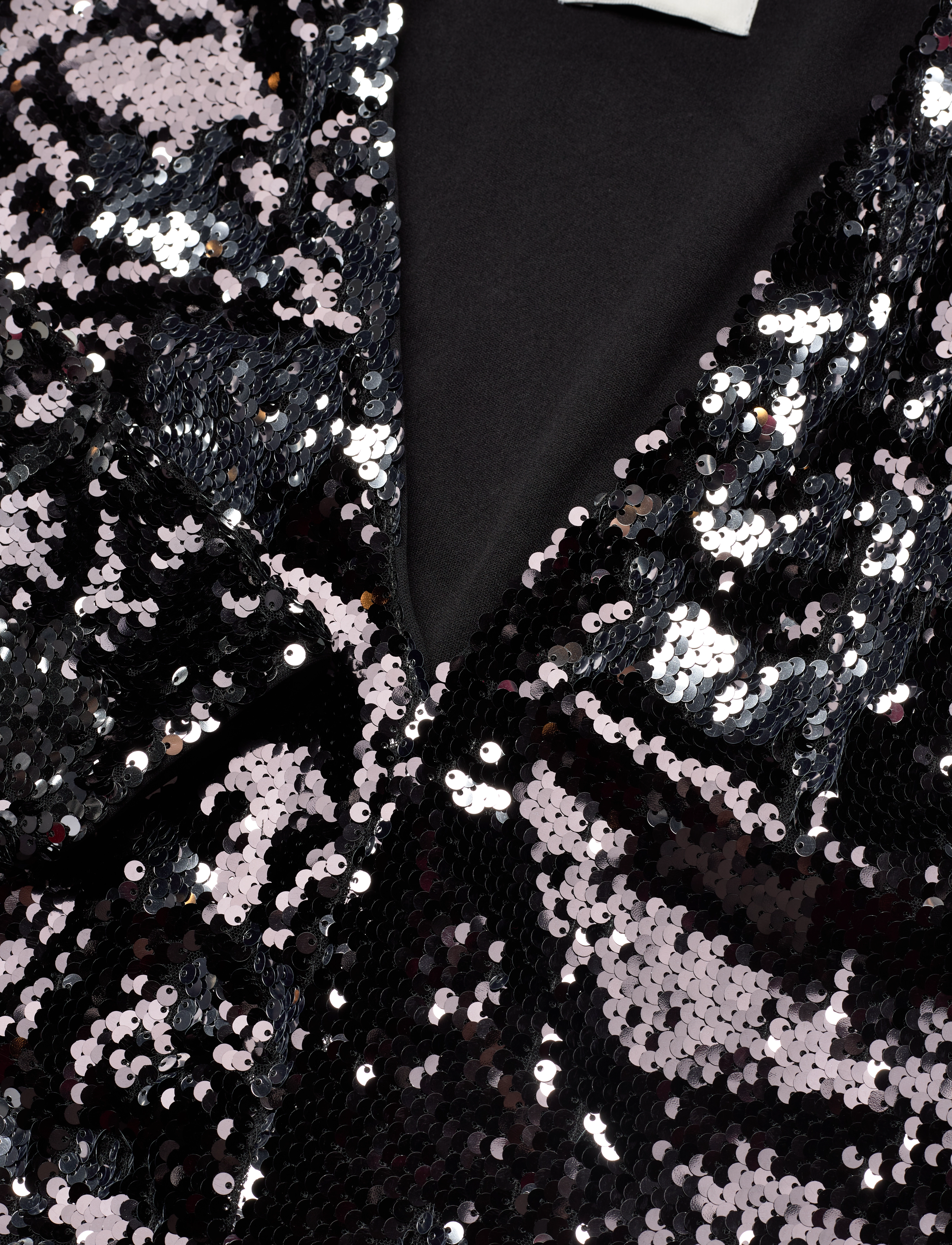 Mads Nørgaard - Neo Sequins Phalia Dress - pailletkjoler - black/silver - 2