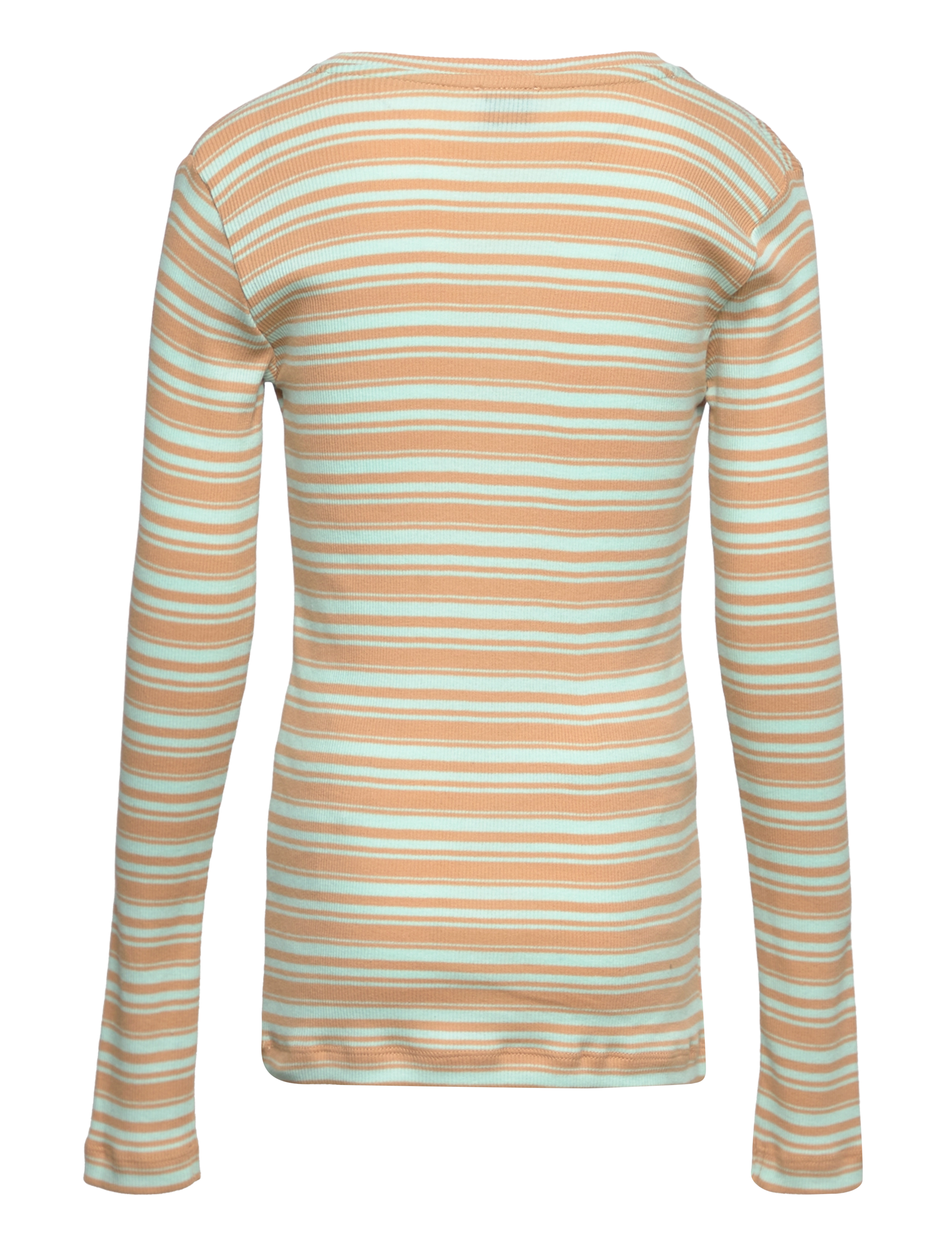 Mads Nørgaard - 2x2 Cotton Stripe Talino Top - spa retreat / iced coffee - 1