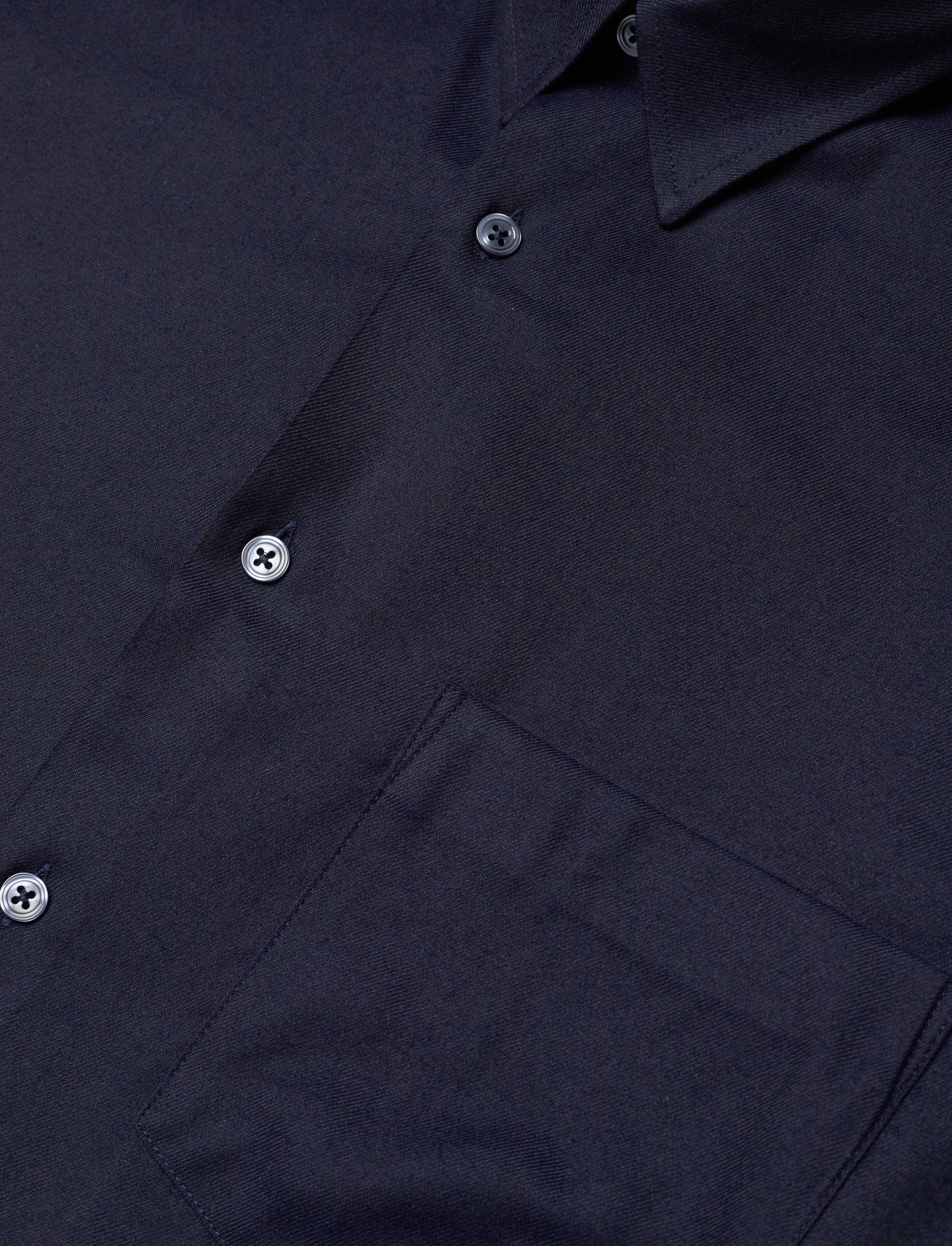 Mads Nørgaard - Cotton Flan Sune Shirt - sky captain - 3