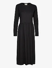 Mads Nørgaard - Pollux Docca Dress - t-shirt jurken - black - 0