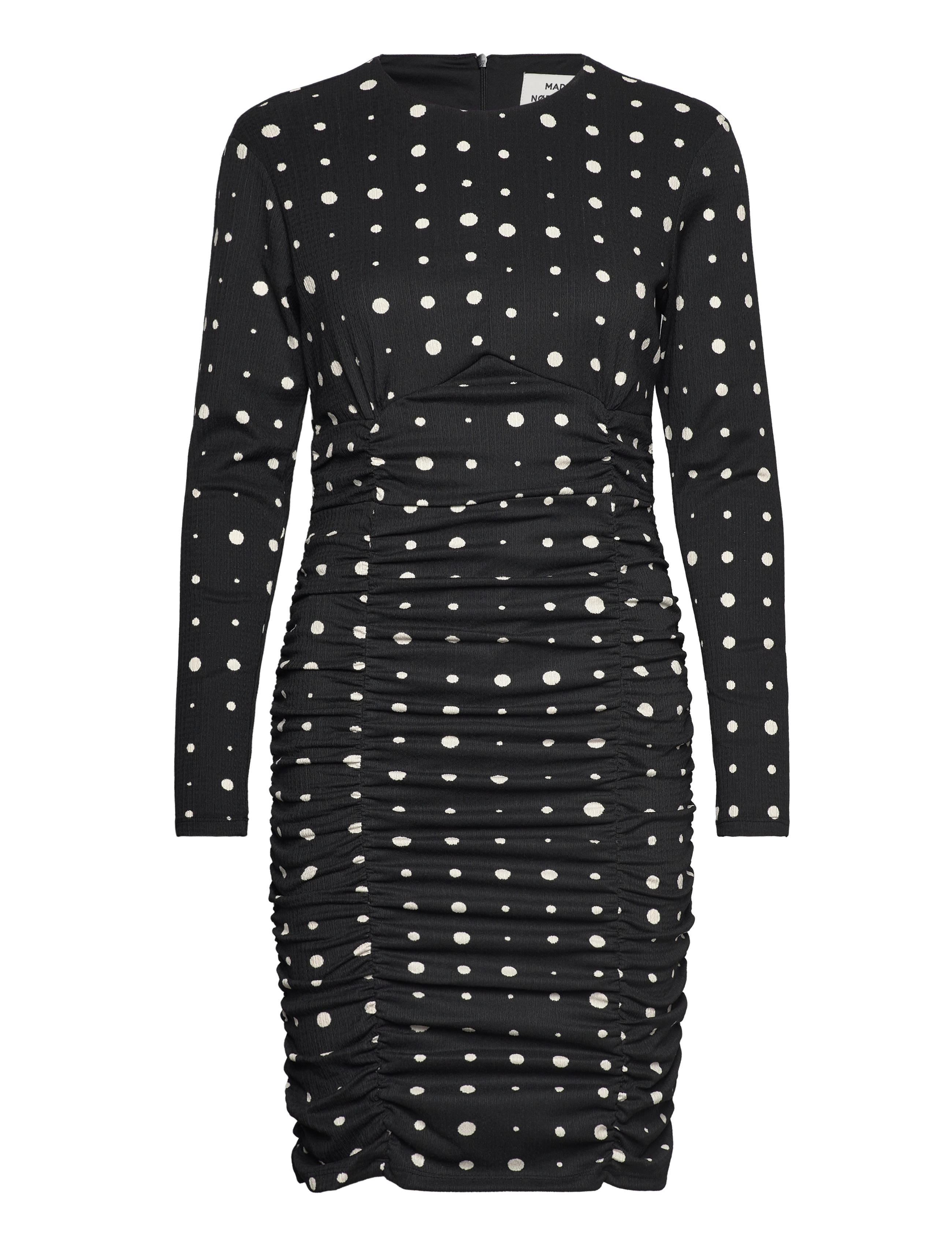 Mads Nørgaard Pollux Amelia Dress AOP - Kjoler - MINI DOT PLAY AOP/BLACK / black