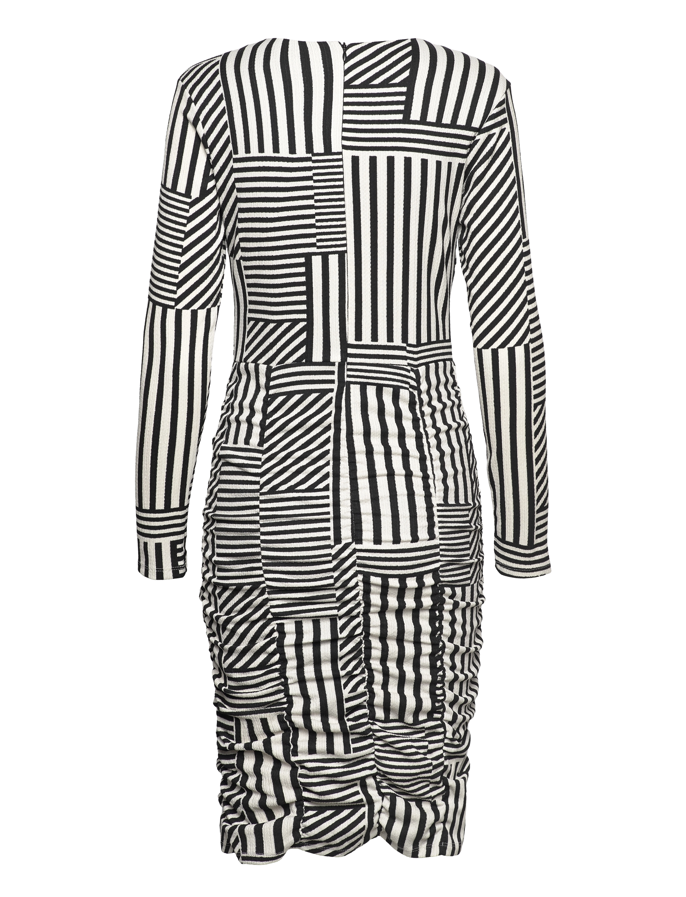 Mads Nørgaard - Pollux Amelia Dress AOP - stramme kjoler - stripe play aop/black - 1