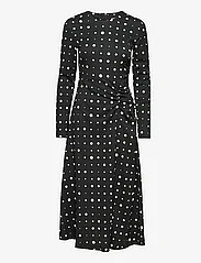 Mads Nørgaard - Pollux Beatriz Dress AOP - midi dresses - mini dot play aop/black - 0