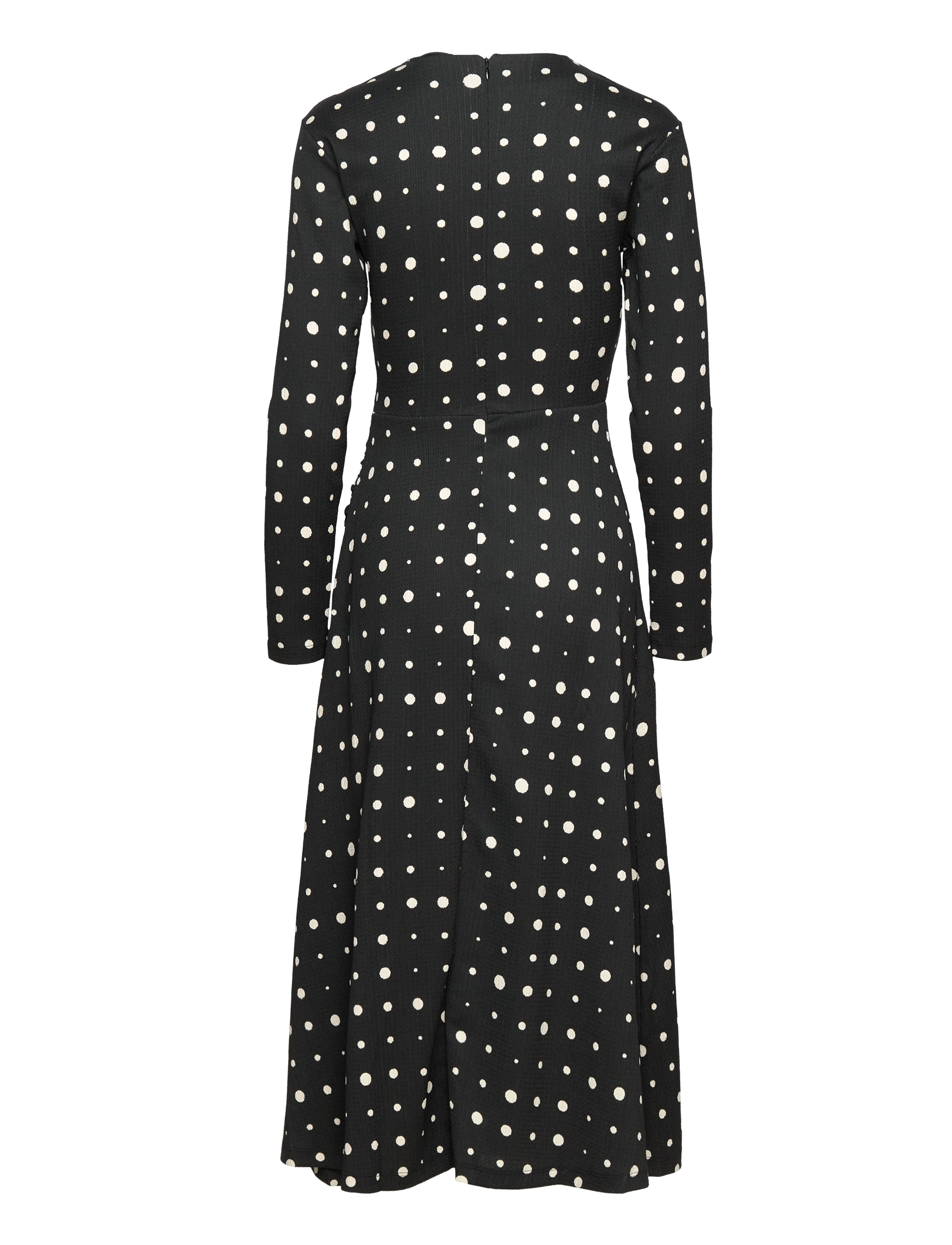 Mads Nørgaard - Pollux Beatriz Dress AOP - midi kjoler - mini dot play aop/black - 1
