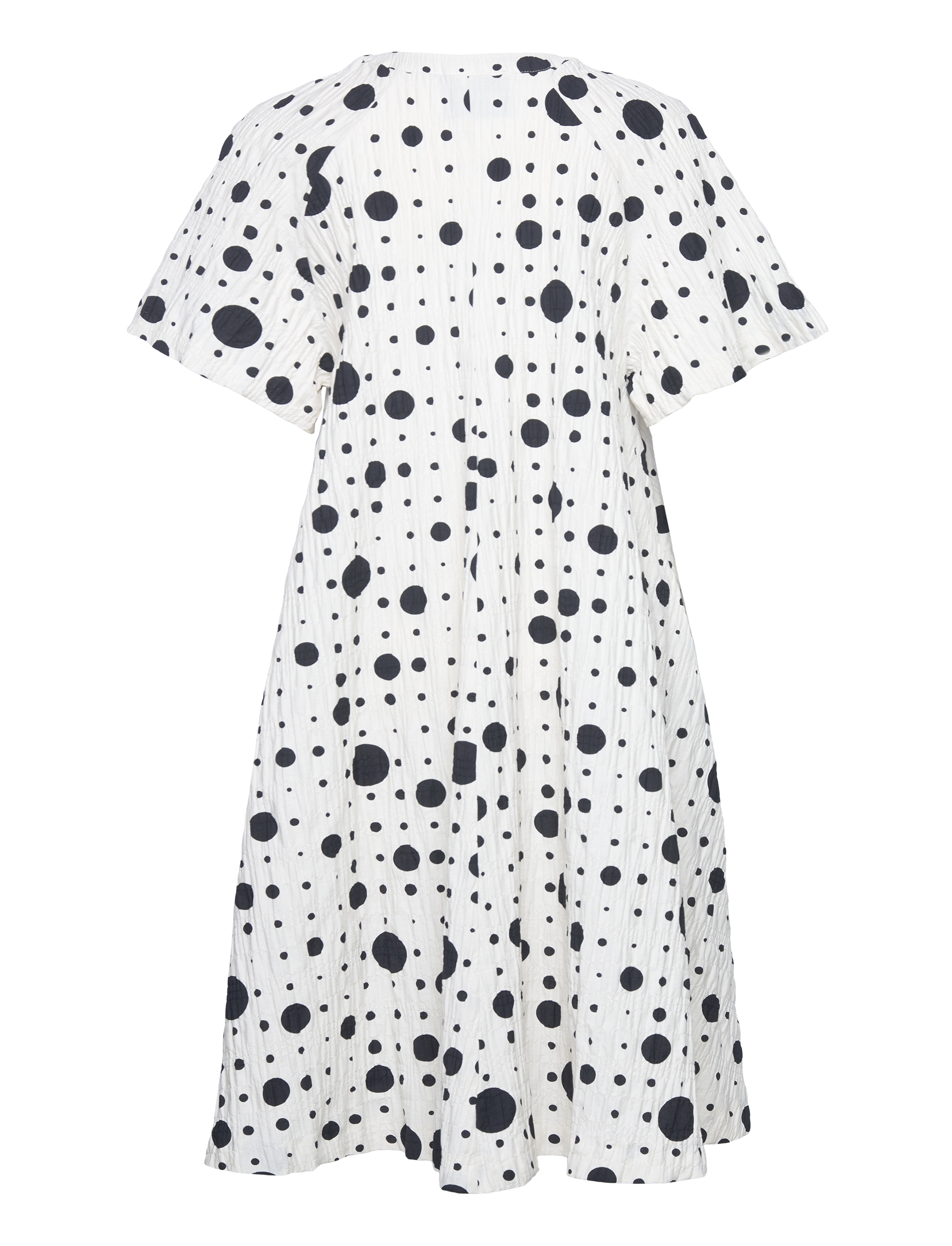 Mads Nørgaard - Chakra Trish Dress AOP - dot play aop/vanilla ice - 1