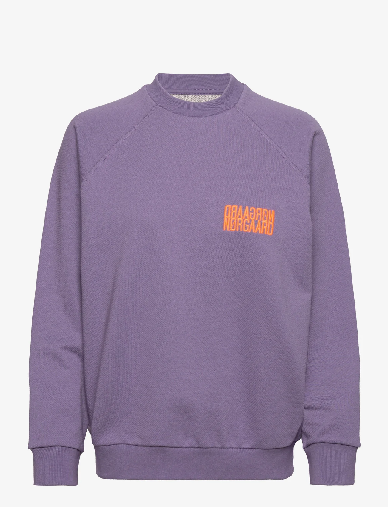 Mads Nørgaard - Dia Sweat Allium Sweatshirt - hoodies - dahlia purple melange - 0