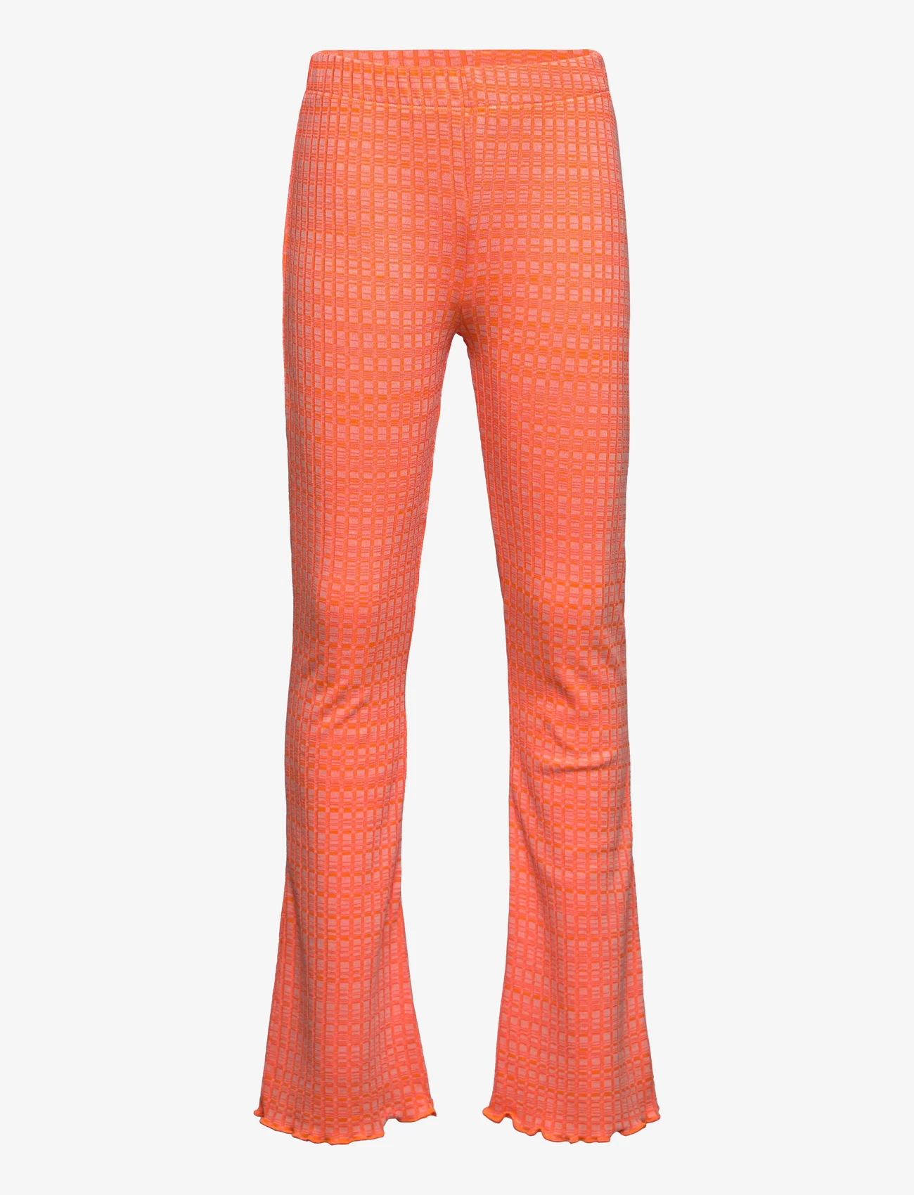 Mads Nørgaard - 5x5 Neon Lala Leggings - leggings - orange clown fish - 0