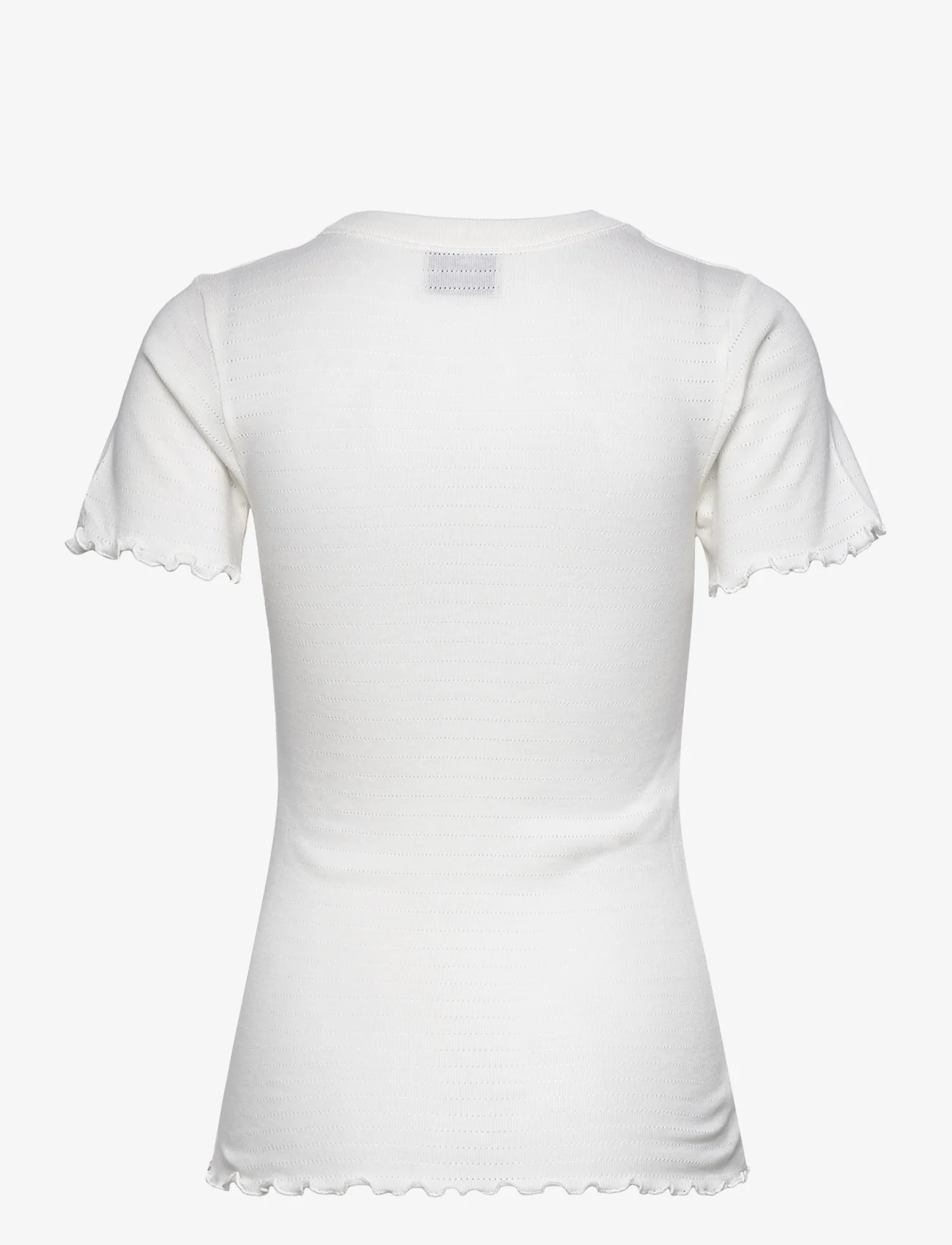 Mads Nørgaard - Pointella Trixa Tee - t-shirts - vanilla ice - 1