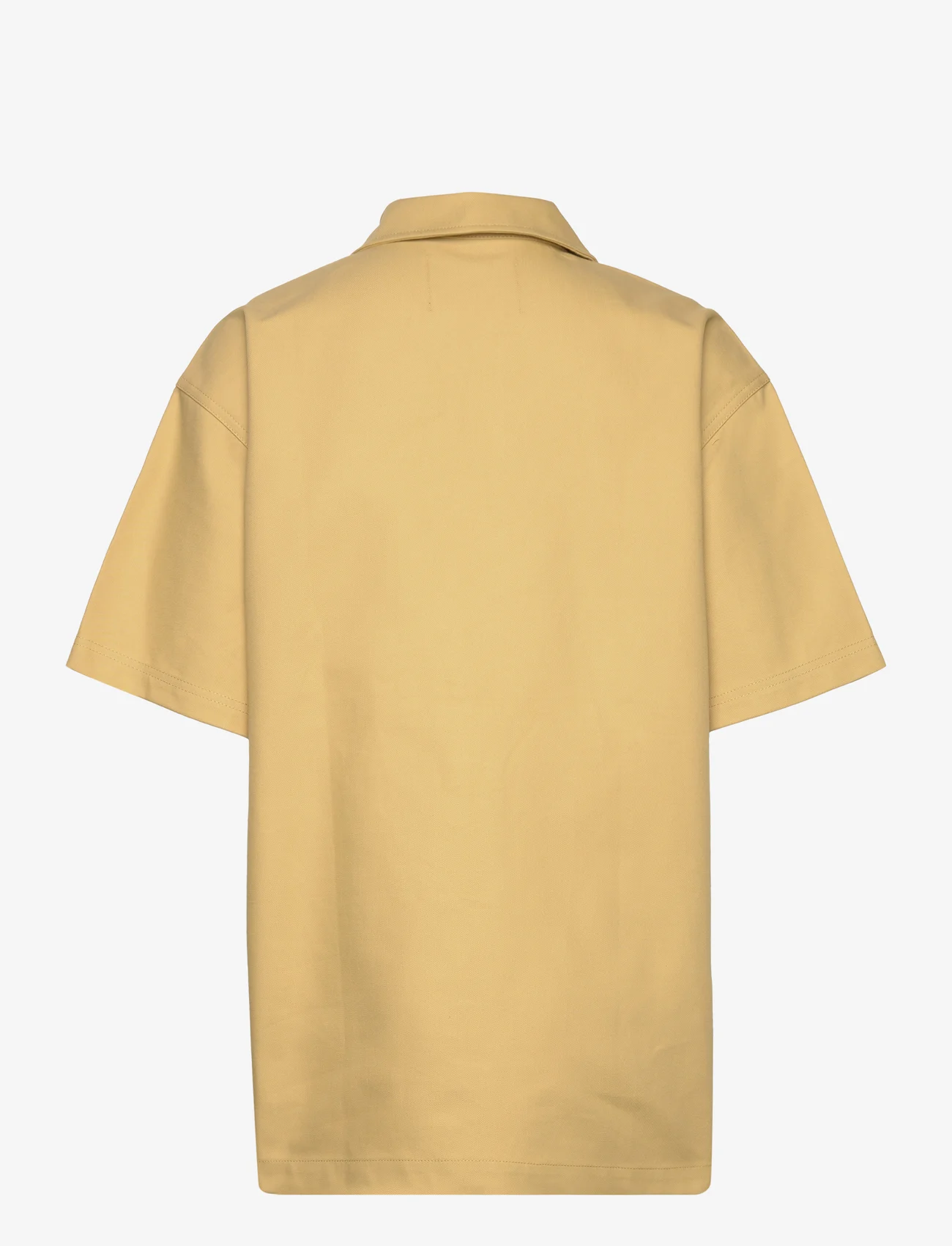 Mads Nørgaard - Heavy Twill Jodi Shirt - kortärmade skjortor - southern moss - 1