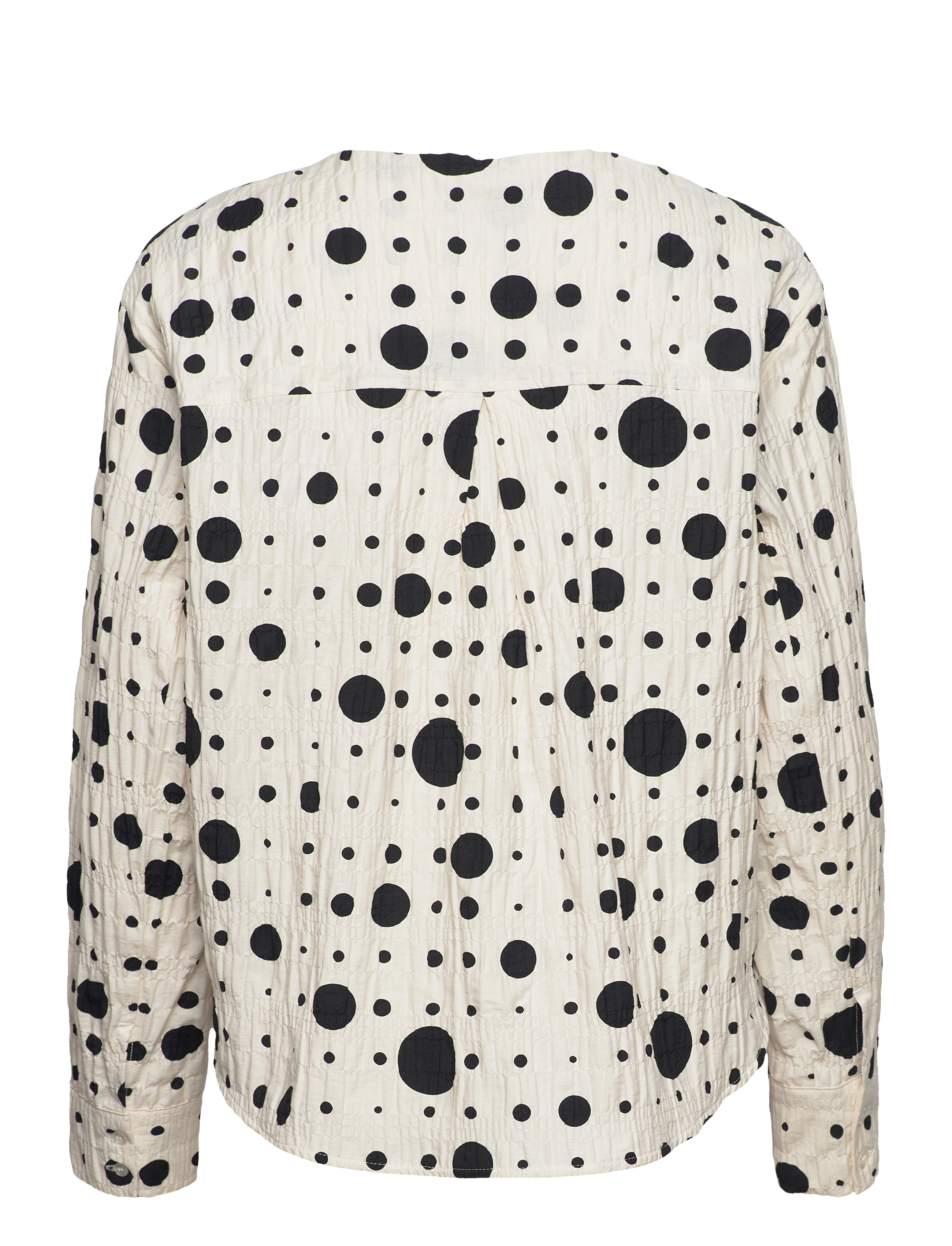 Mads Nørgaard - Chakra Fleur Shirt AOP - marškiniai ilgomis rankovėmis - dot play aop/vanilla ice - 1