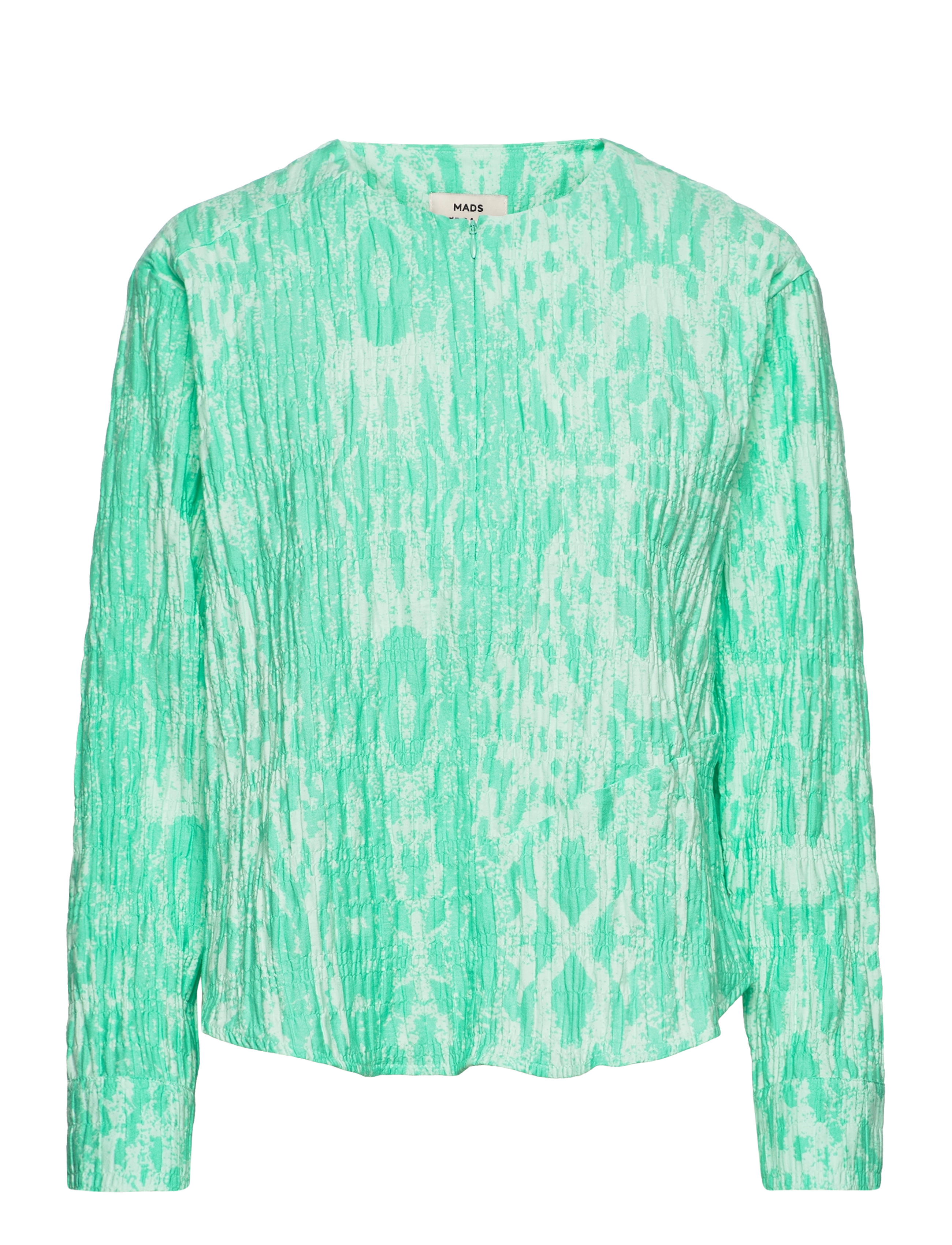 MADS NØRGAARD Chakra Fleur Shirt Aop Grün - 34 - Damen
