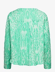 Mads Nørgaard - Chakra Fleur Shirt AOP - long-sleeved shirts - neo animal aop/cabbage - 1
