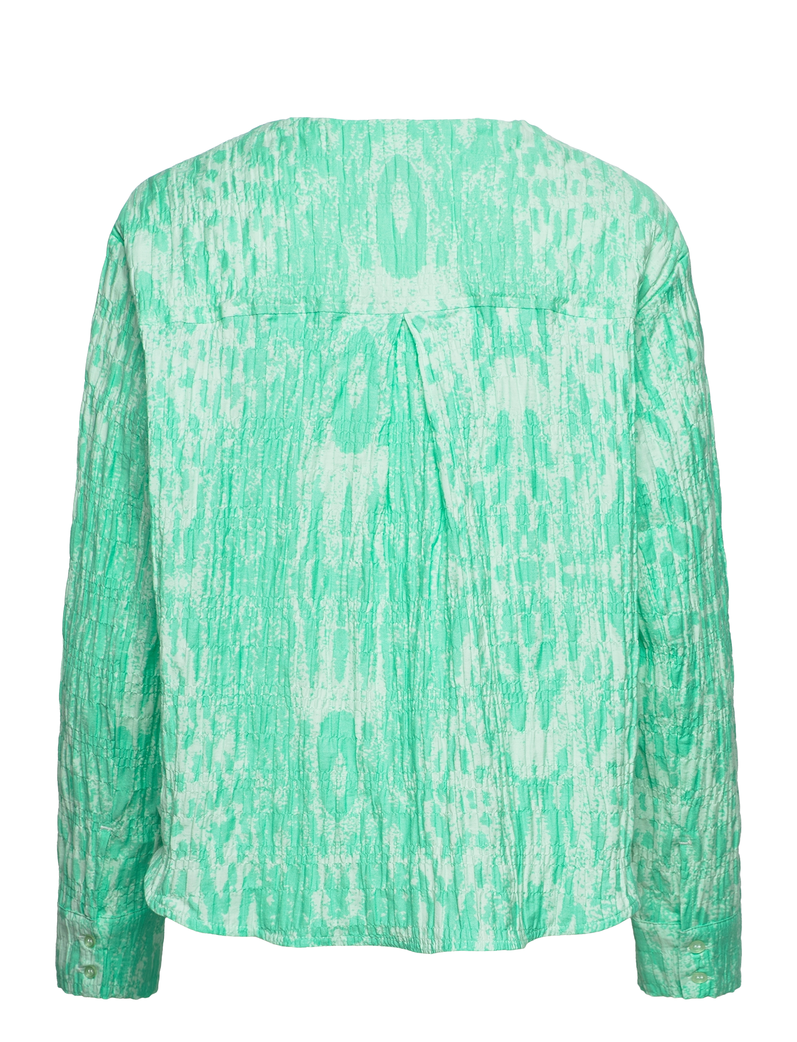 Mads Nørgaard - Chakra Fleur Shirt AOP - langærmede skjorter - neo animal aop/cabbage - 1