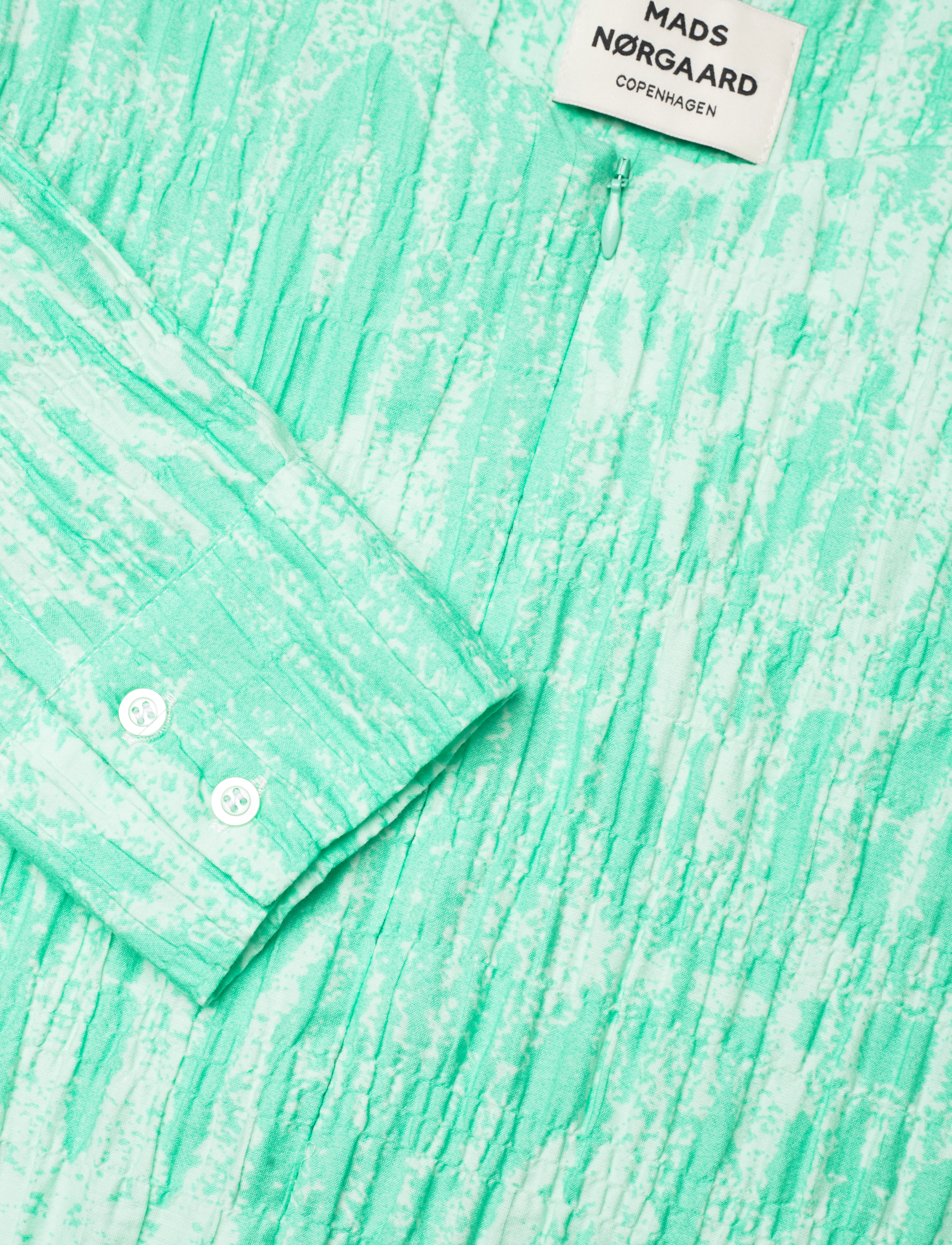 Mads Nørgaard - Chakra Fleur Shirt AOP - langærmede skjorter - neo animal aop/cabbage - 2