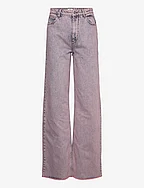 Color Denim Charm Jeans - VINTAGE PURPLE