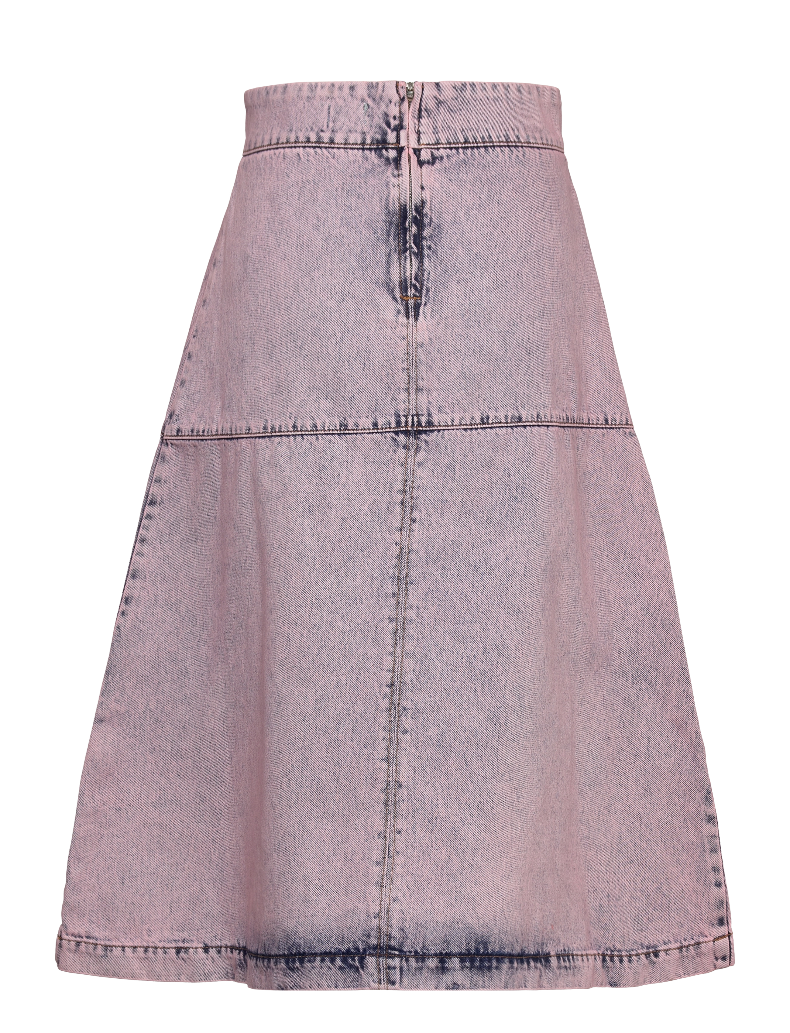 Mads Nørgaard - Color Denim Lunar Skirt - vintage purple - 1