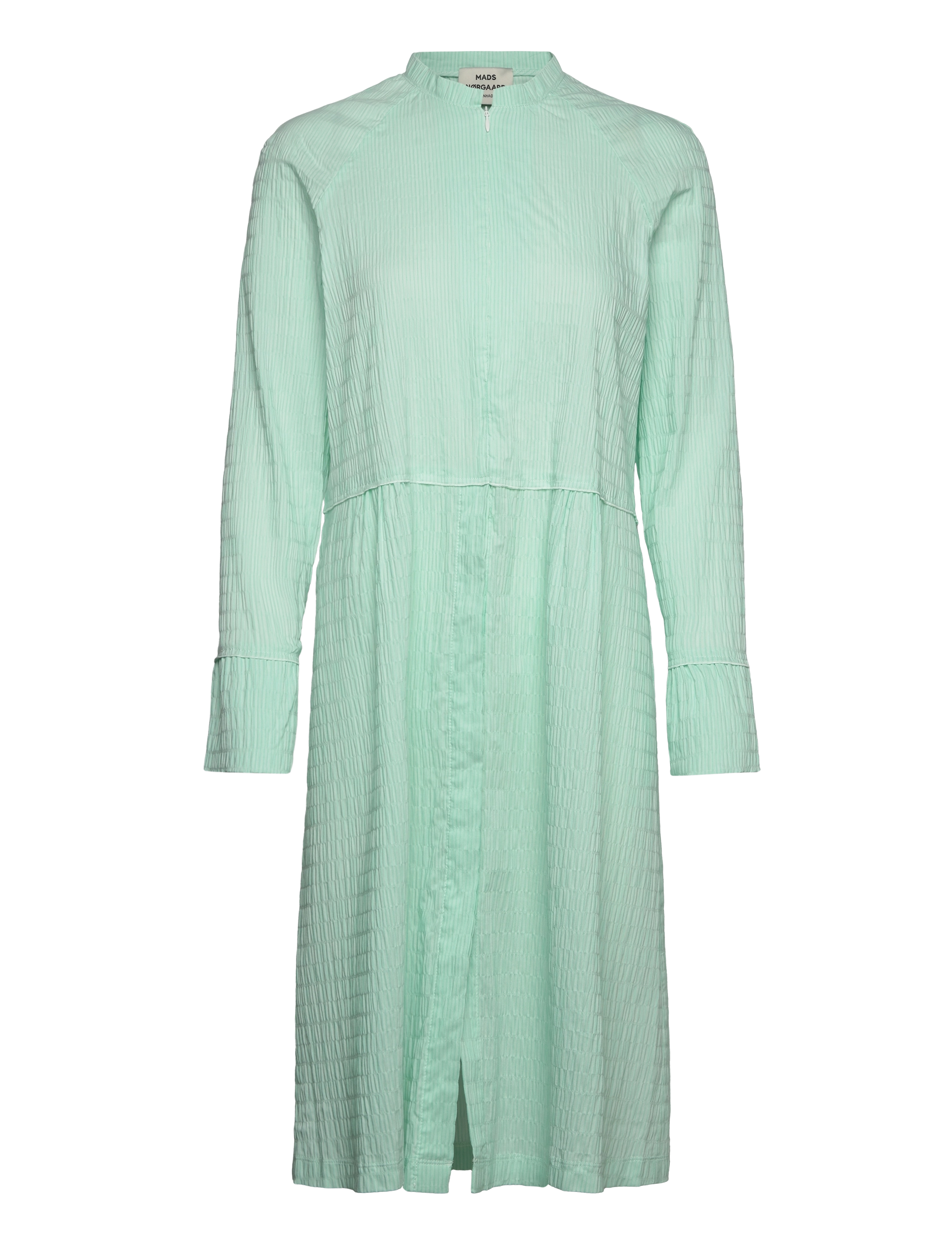 MADS NØRGAARD Crinckle Pop Dupina Kleid Grün - 38 - Damen
