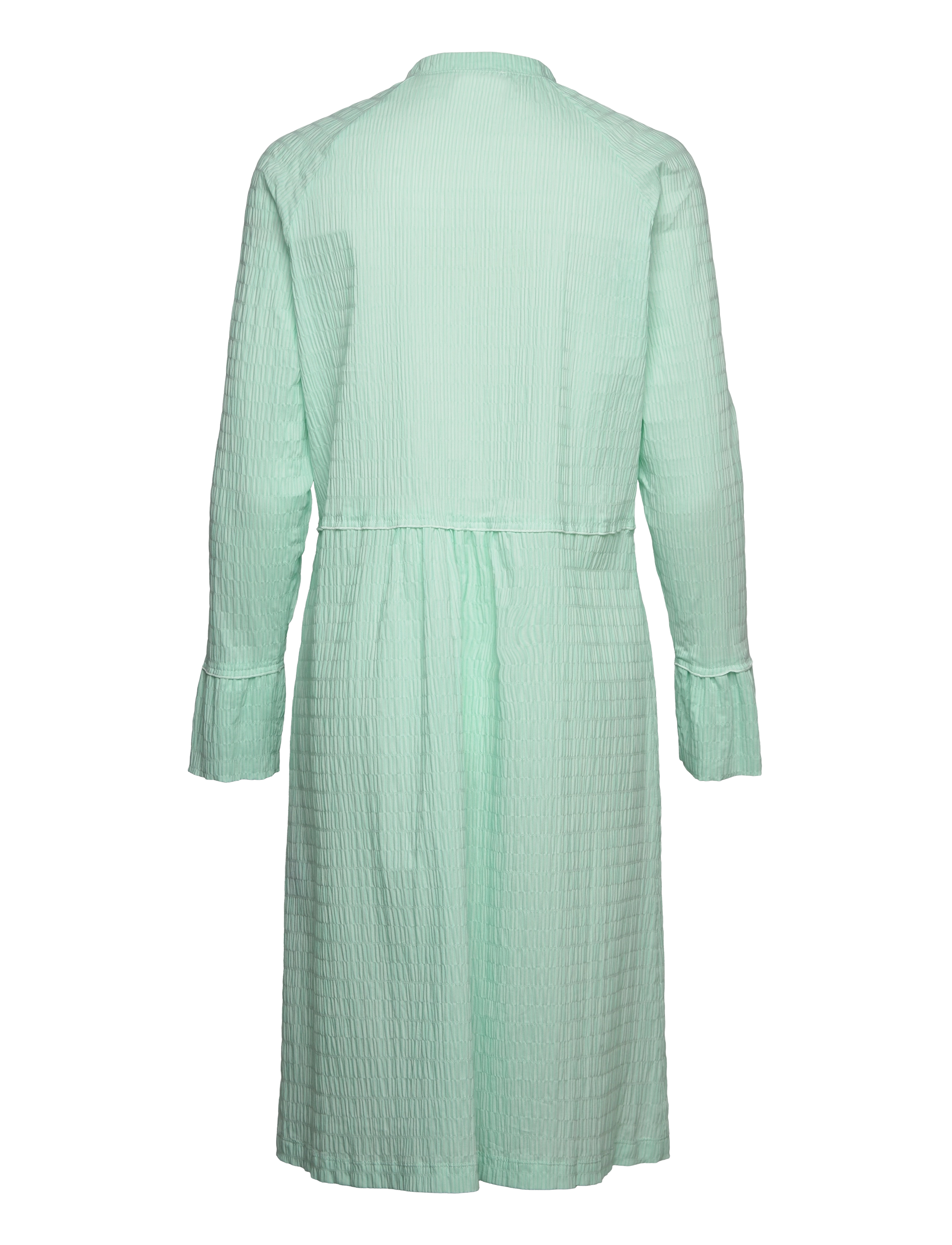 Mads Nørgaard - Crinckle Pop Dupina Dress - midi-kleider - cabbage/honeydew - 1