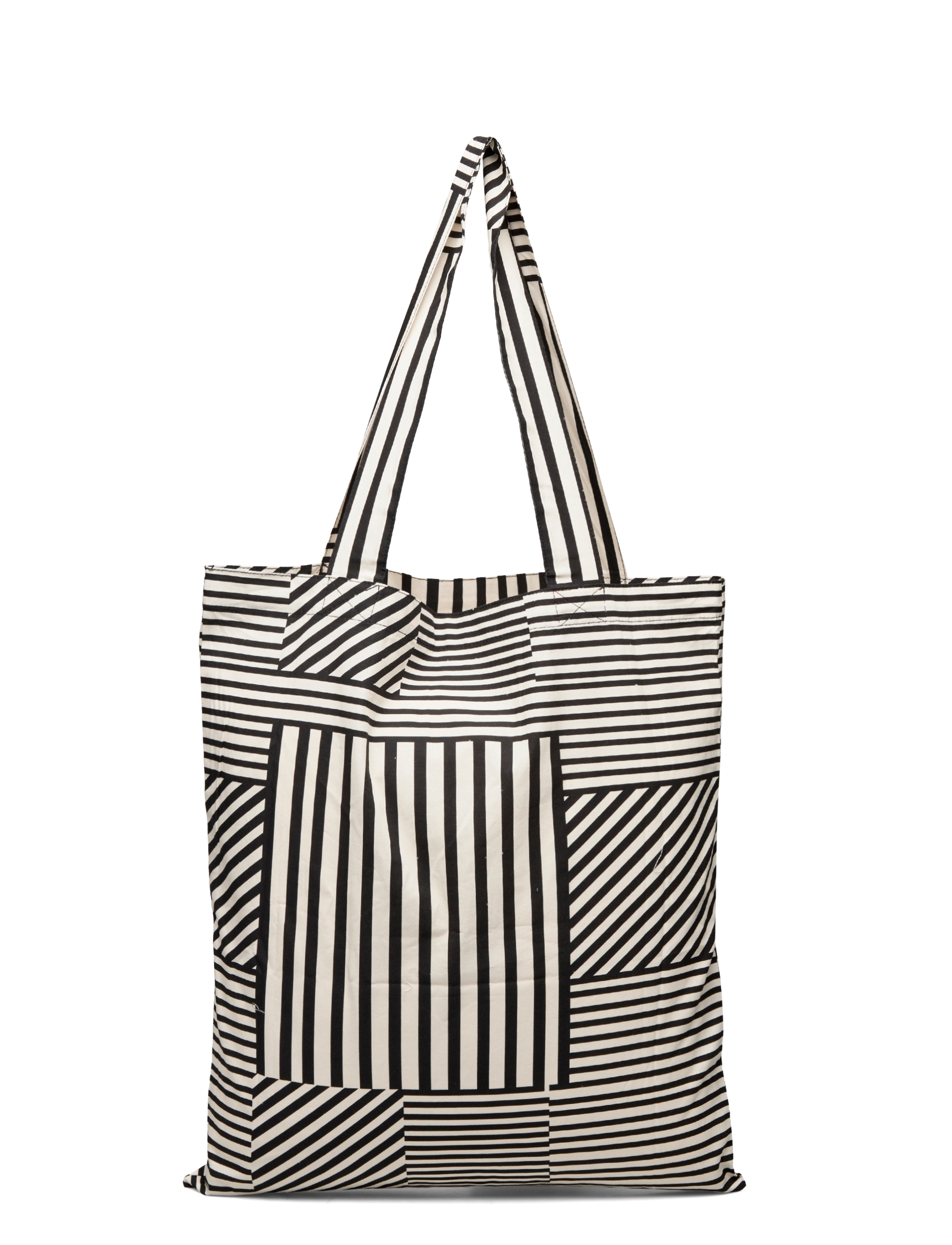 Mads Nørgaard - Sacky Atoma Bag - stripe play aop/black - 1