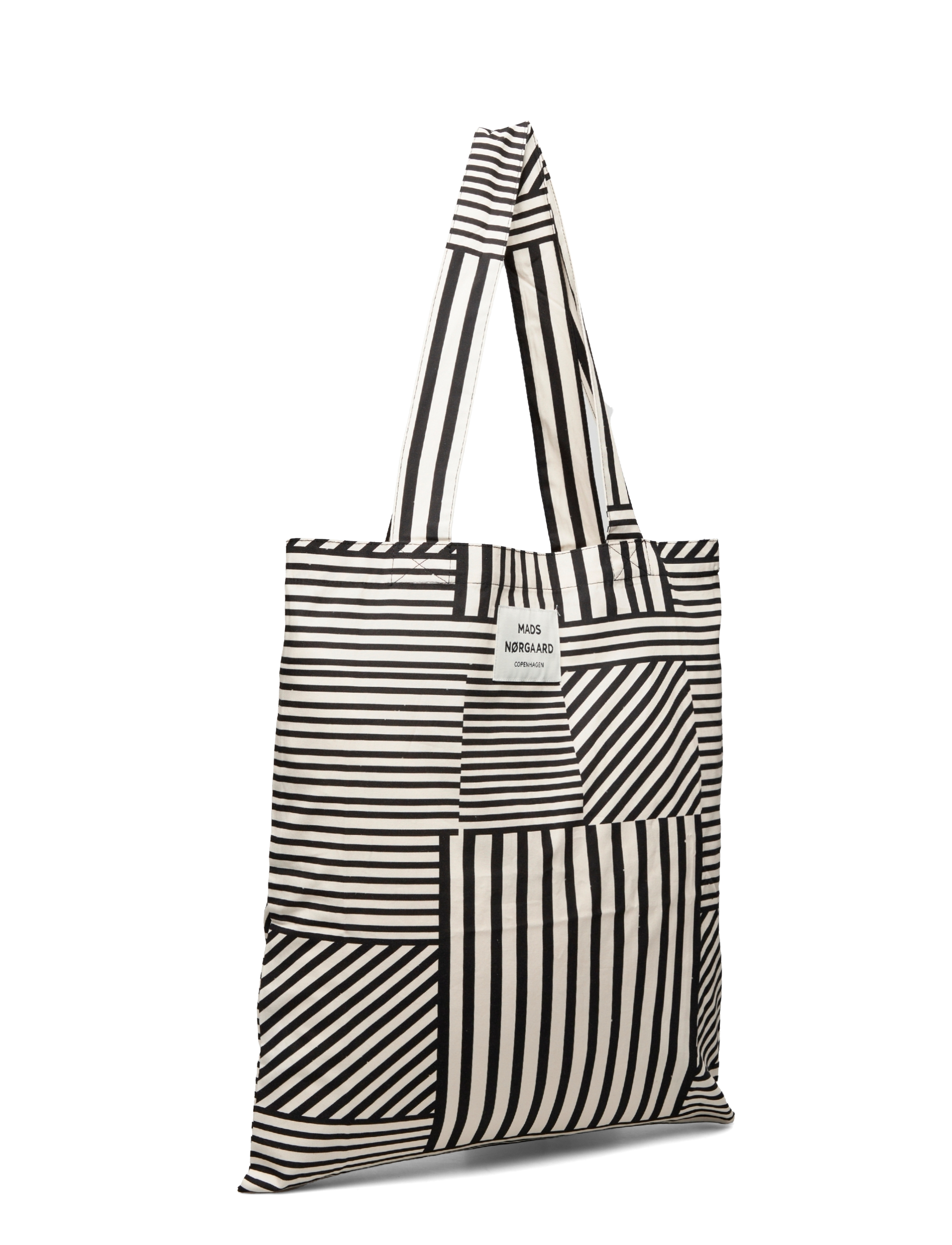 Mads Nørgaard - Sacky Atoma Bag - stripe play aop/black - 2
