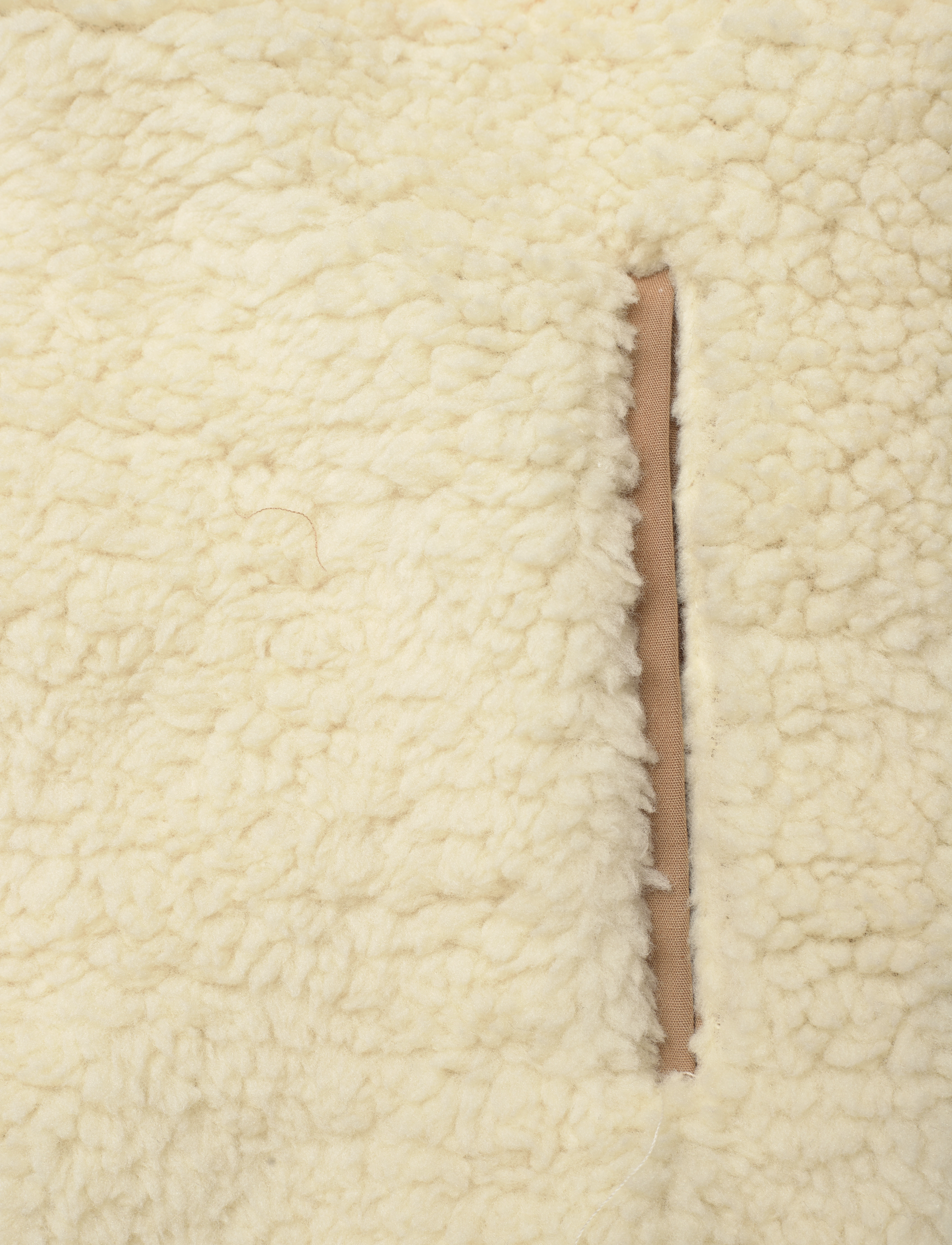 Mads Nørgaard - Teddy Fleece Vilads Vest - vanilla custard - 3
