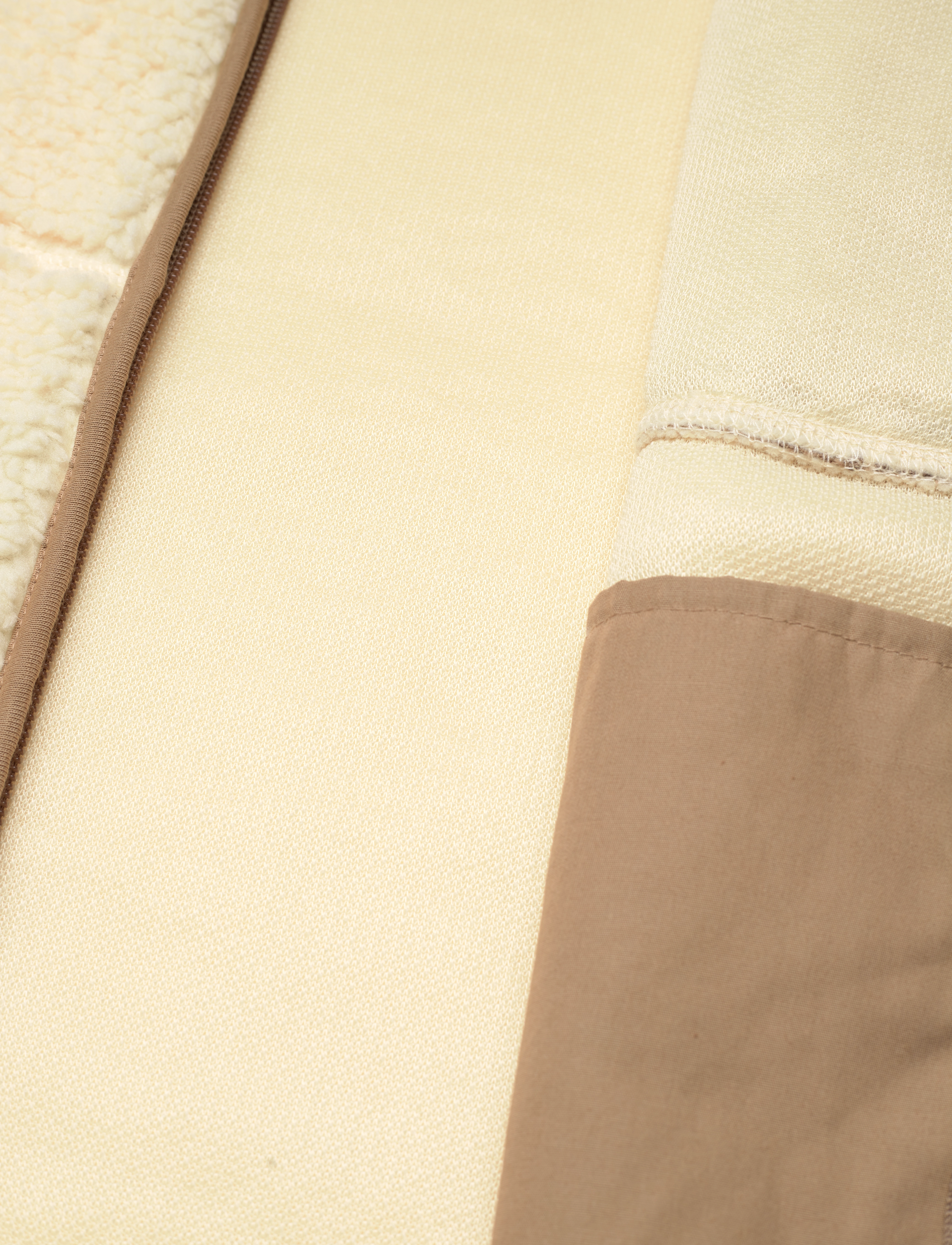 Mads Nørgaard - Teddy Fleece Vilads Vest - vanilla custard - 4