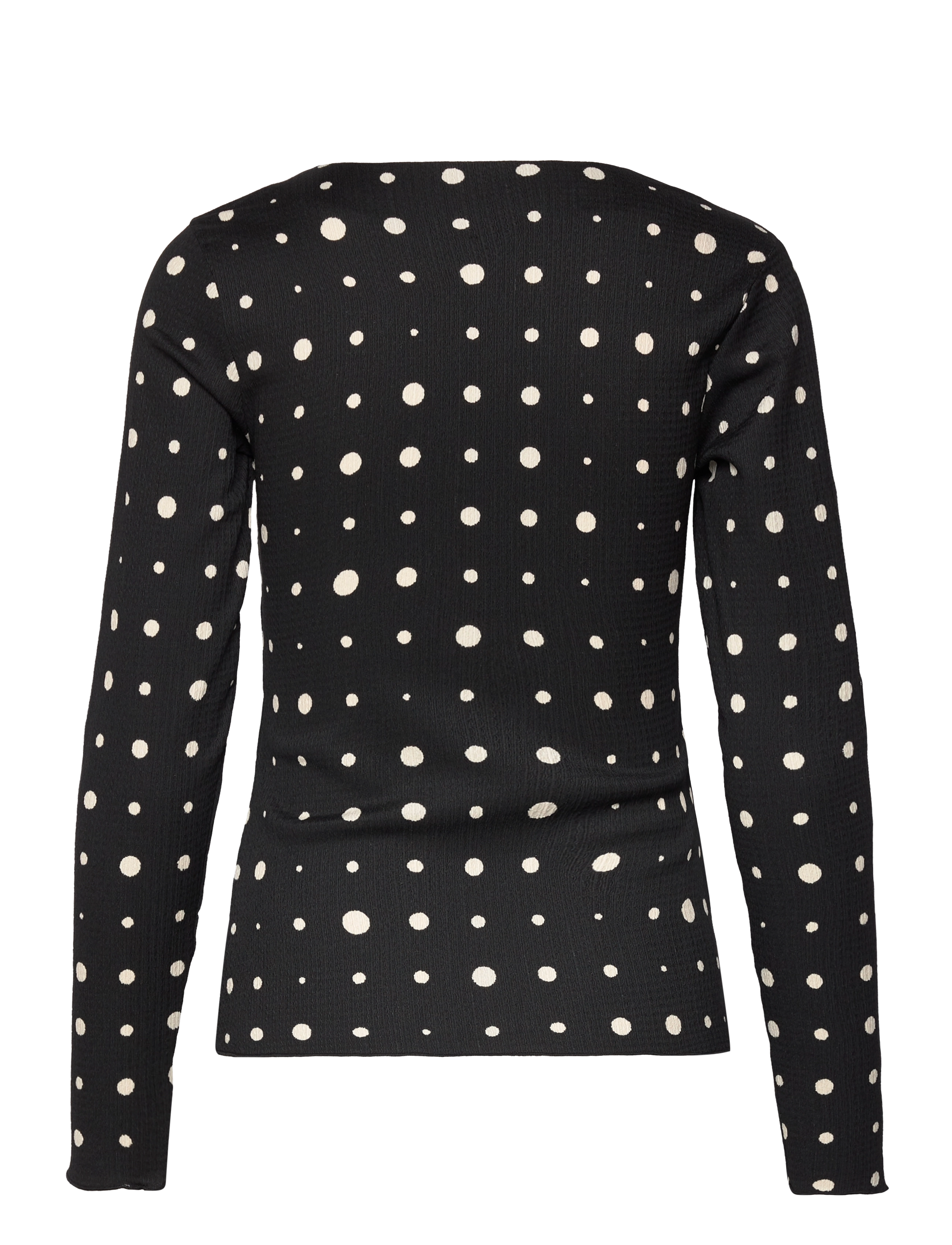 Mads Nørgaard - Pollux Shear Top AOP - mini dot play aop/black - 1