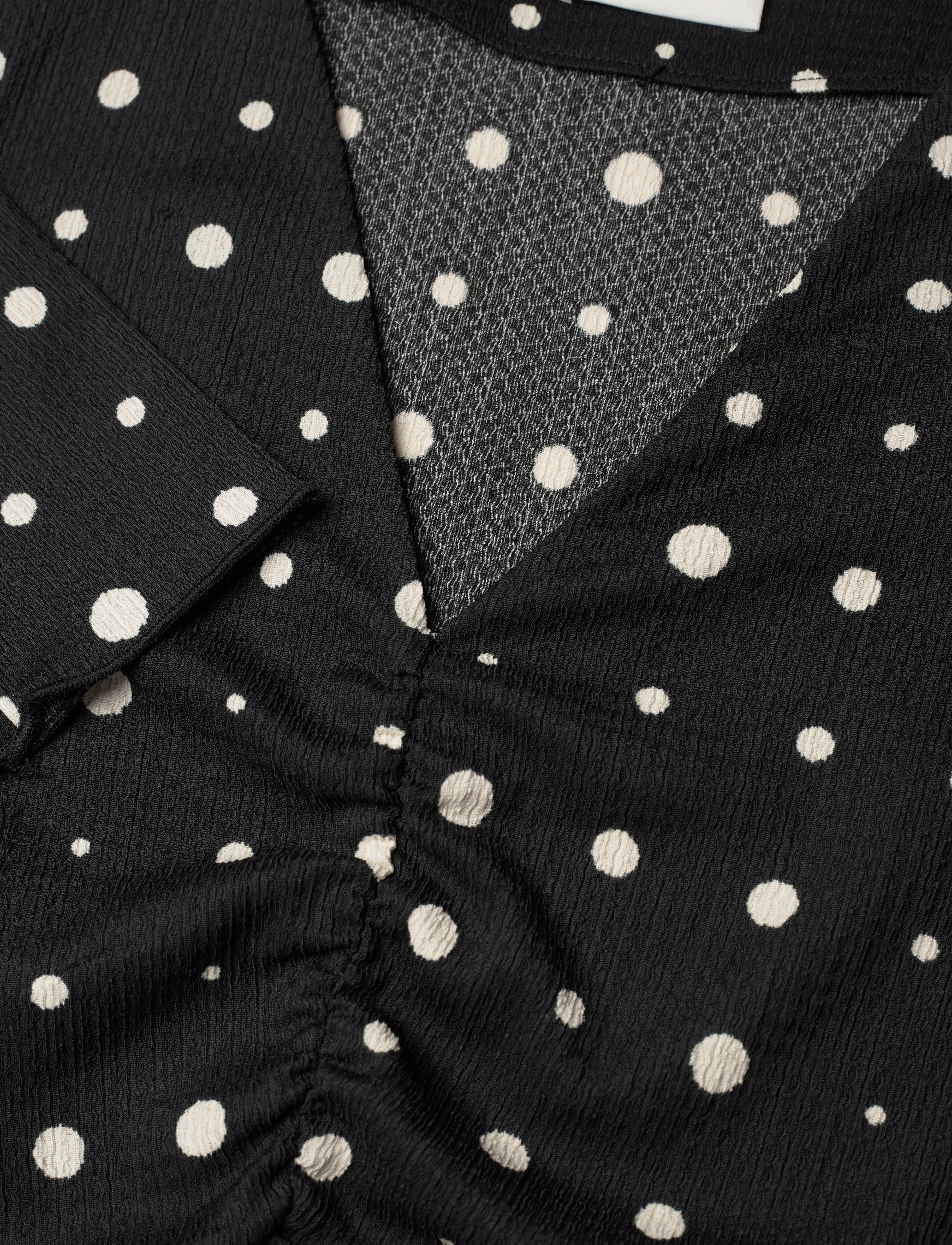Mads Nørgaard - Pollux Shear Top AOP - mini dot play aop/black - 2