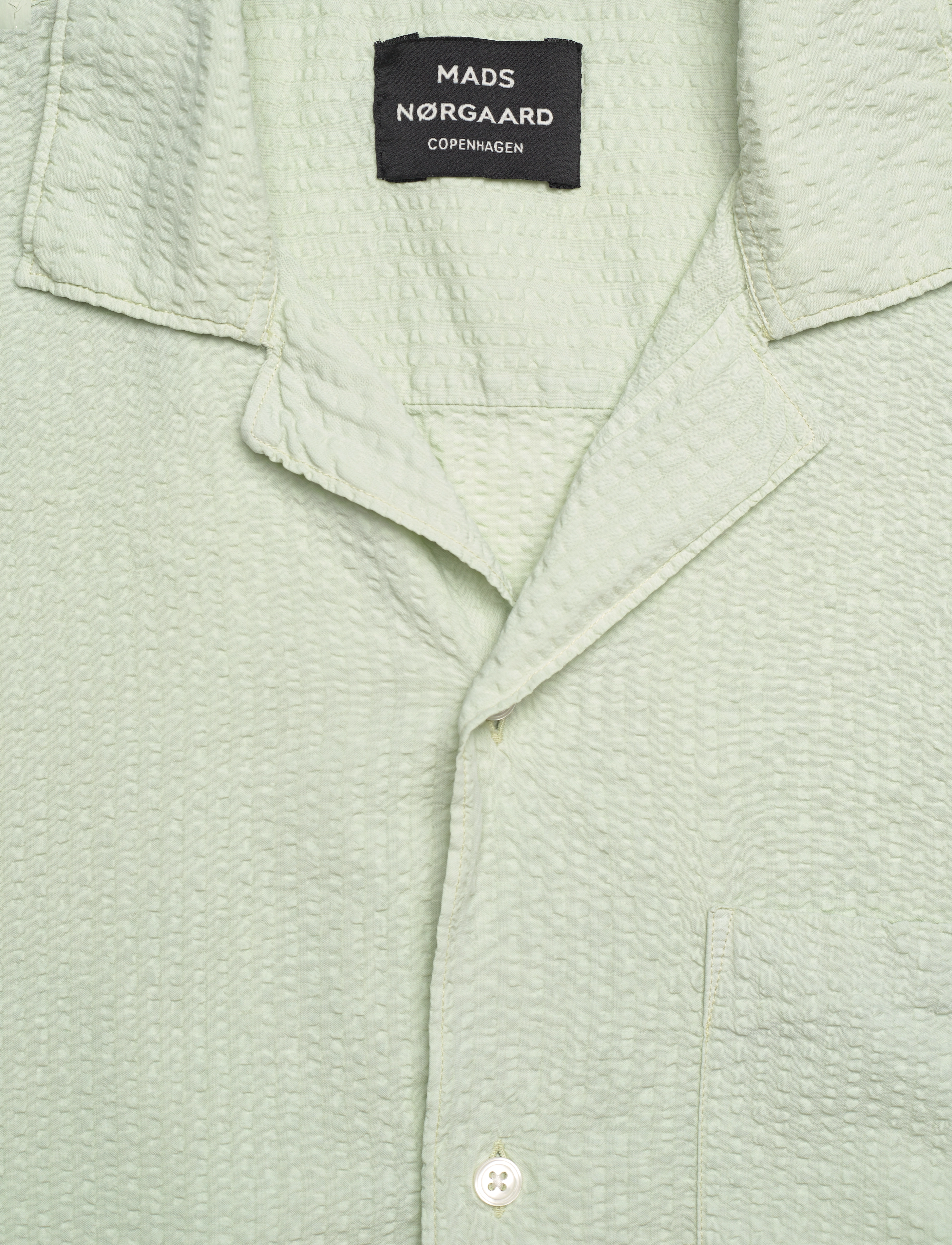 Mads Nørgaard - Seersucker Kenji Shirt SS - dewkist - 2