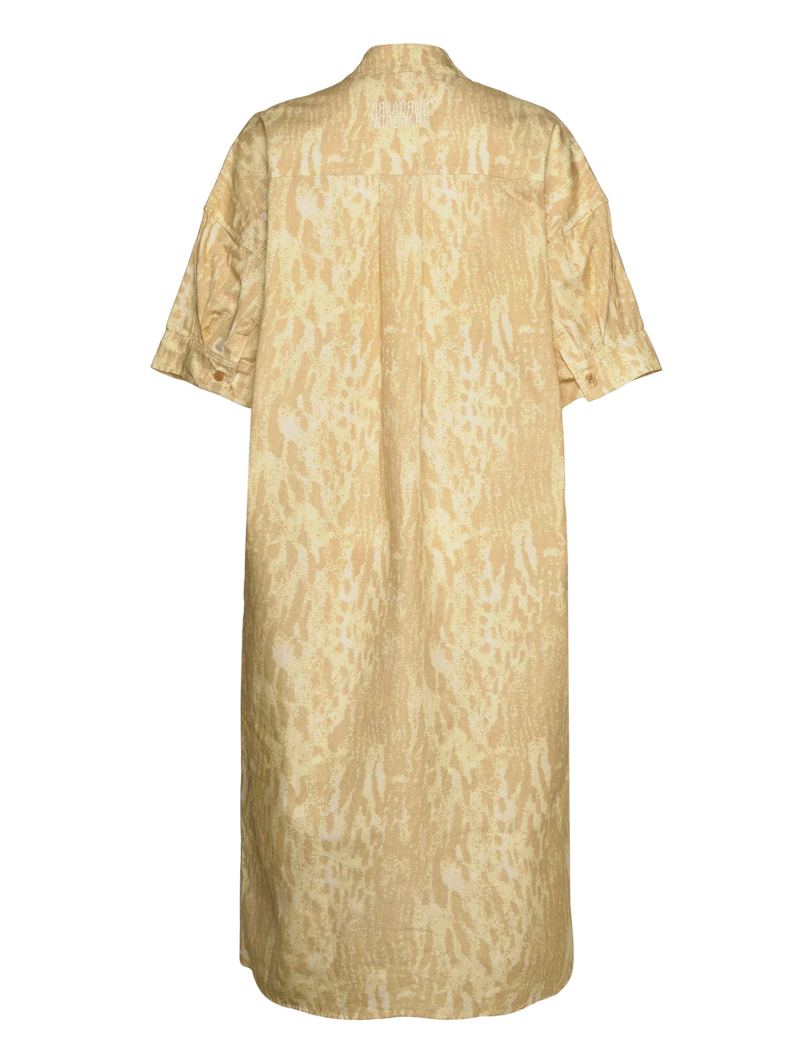 Mads Nørgaard - Popla Sany Dress AOP - skjortekjoler - neo animal aop/southern moss - 1
