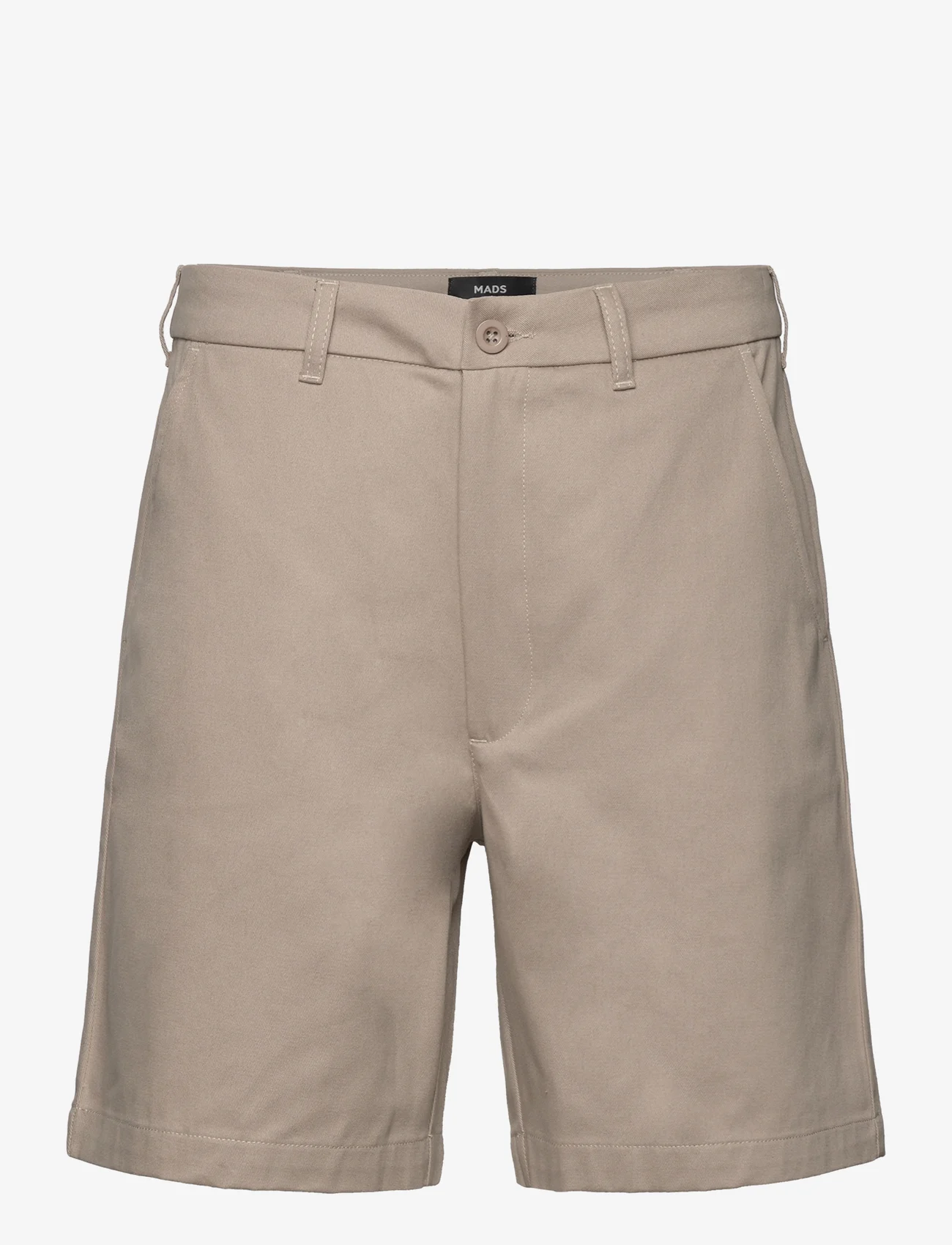 Mads Nørgaard - Crisp Twill Silas Shorts - chino shorts - vintage khaki - 0