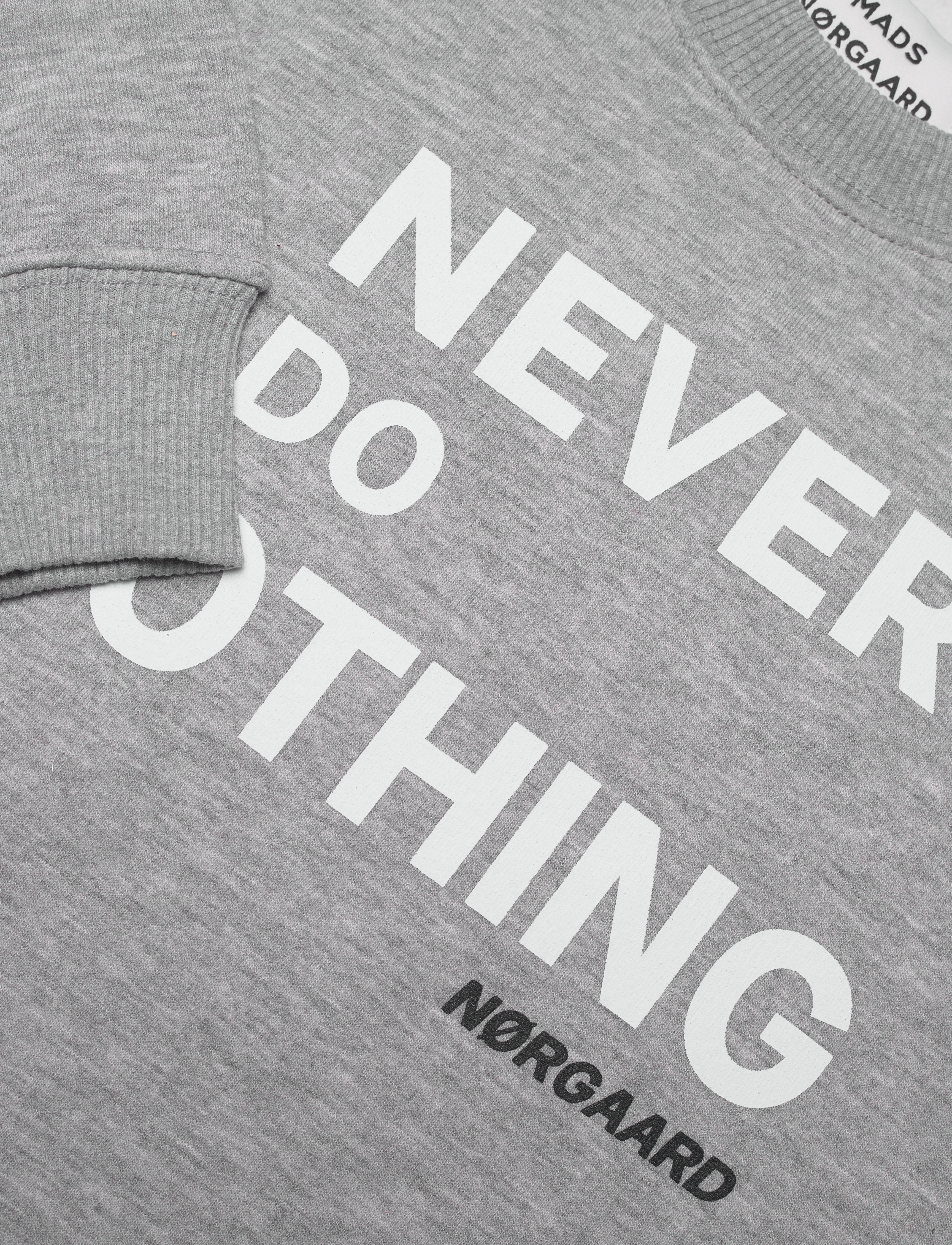 Mads Nørgaard - Standard NDN Solo Sweatshirt - grey melange - 2