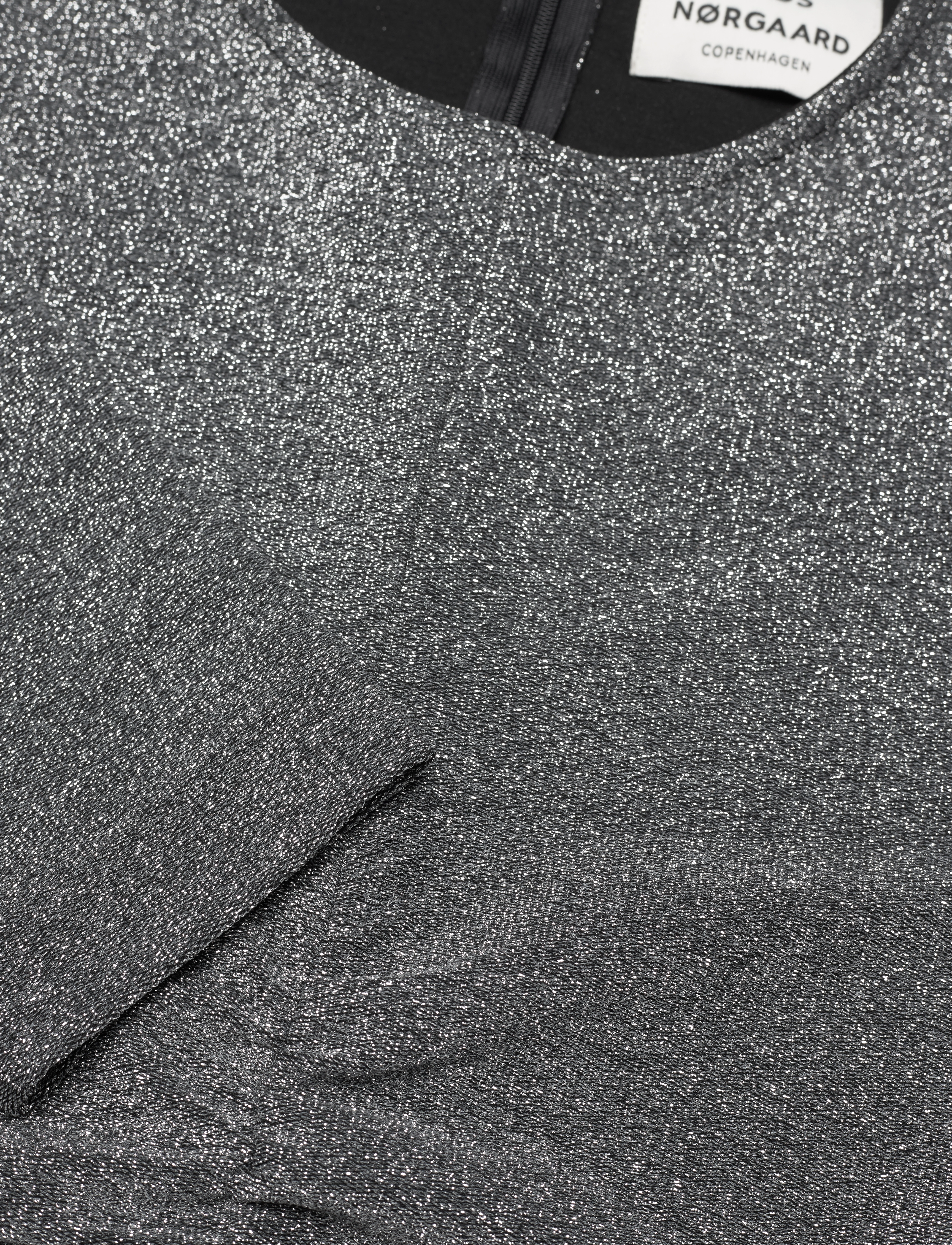 Mads Nørgaard - Glitter Stretch Dion Dress - silver - 2
