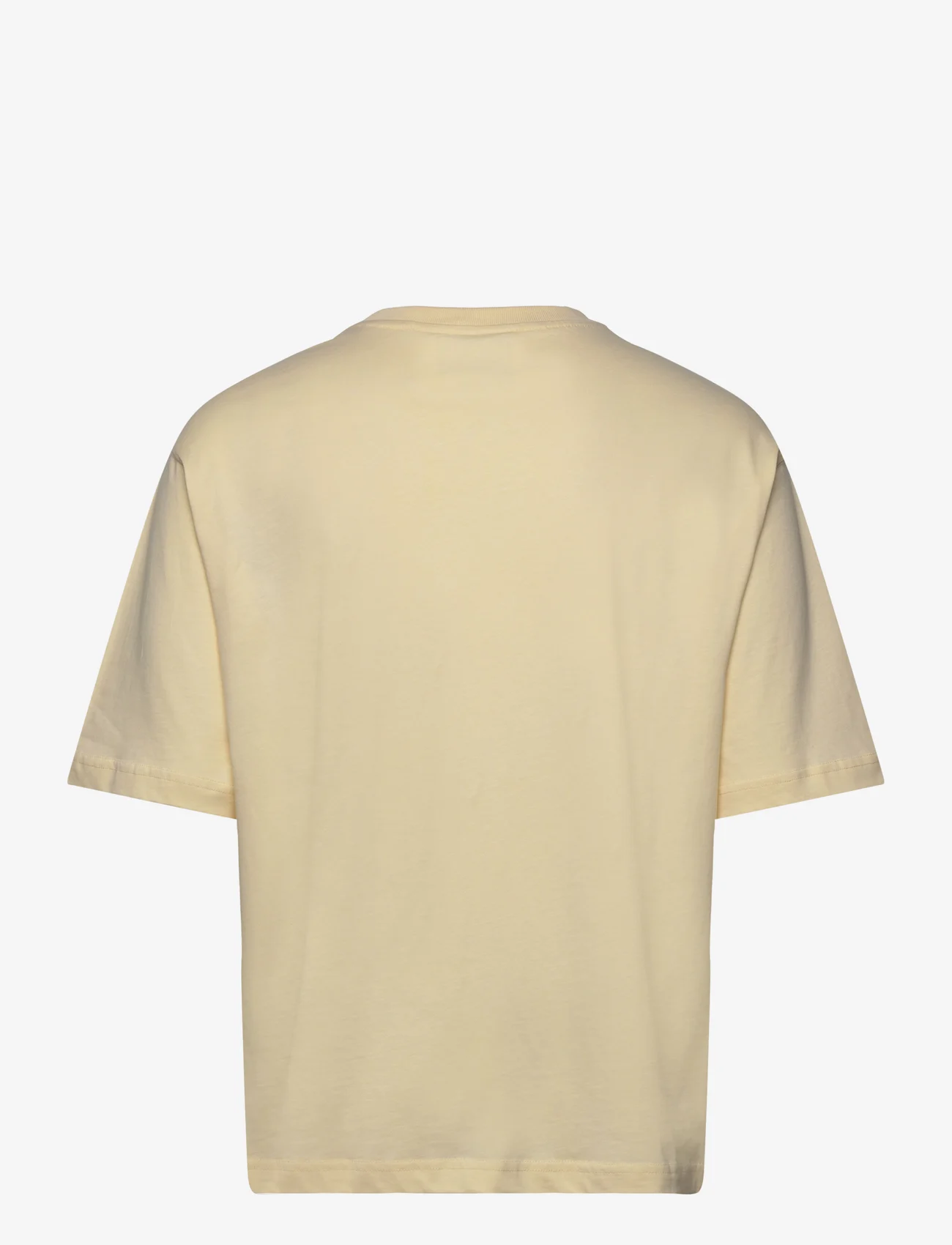 Mads Nørgaard - Heavy Dye Tony Tee - marškinėliai trumpomis rankovėmis - vanilla custard - 1