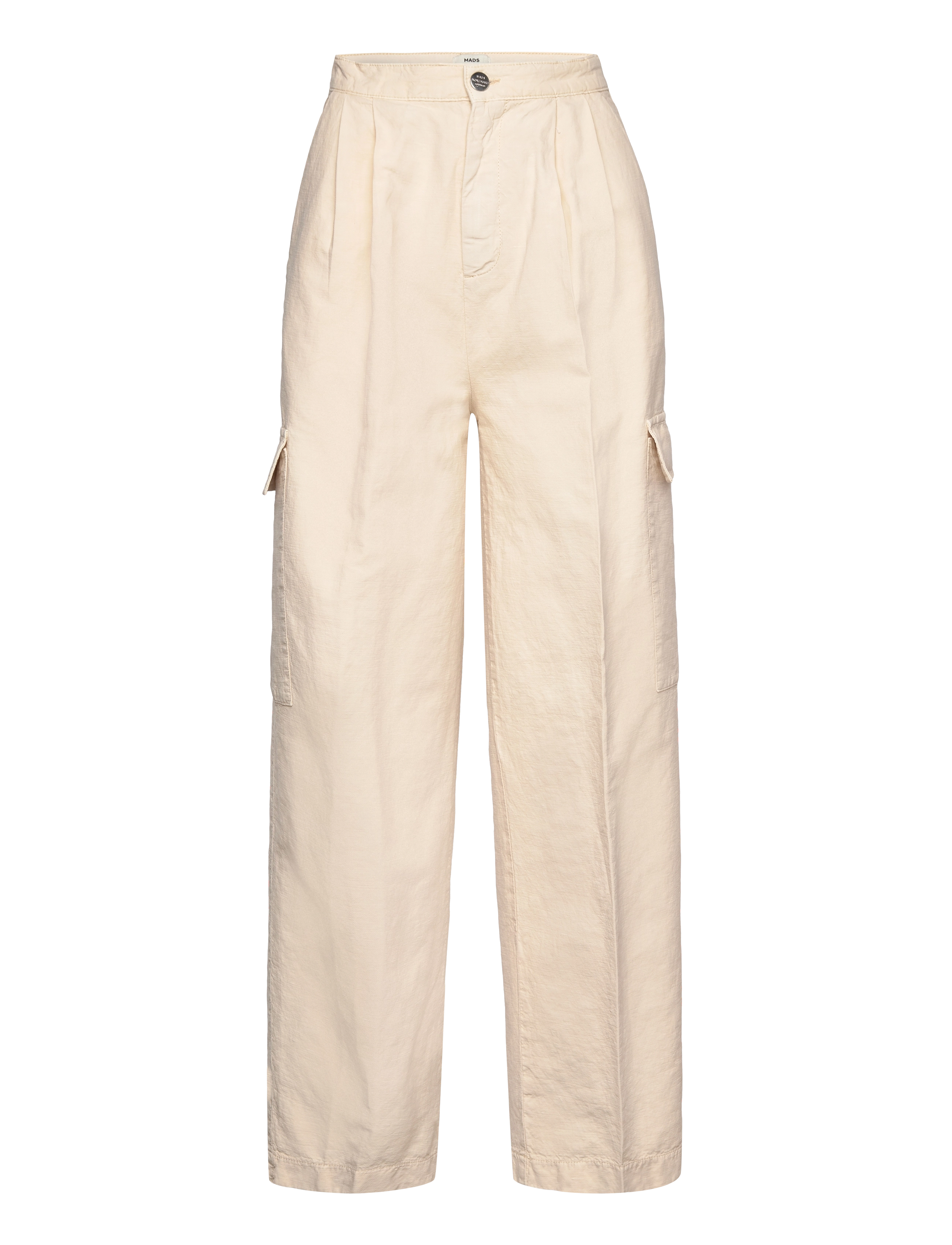 MADS NØRGAARD Charlotte Palma Hosen Cream - 34 - Damen