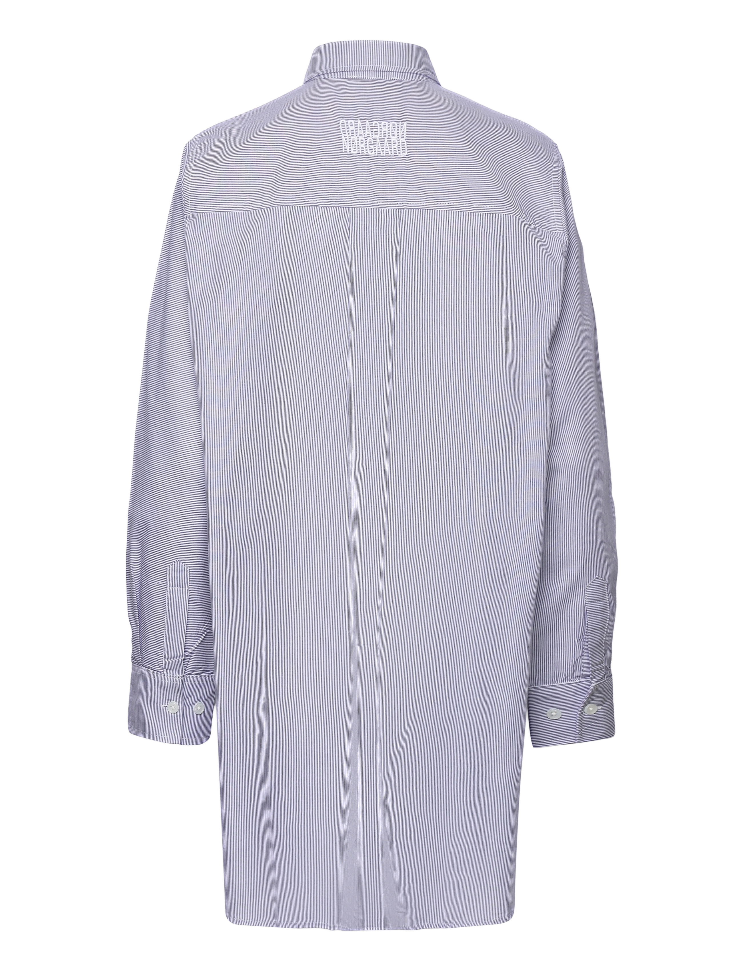 Mads Nørgaard - Popla Nuella Shirt YD - estate blue/cloud dancer - 1