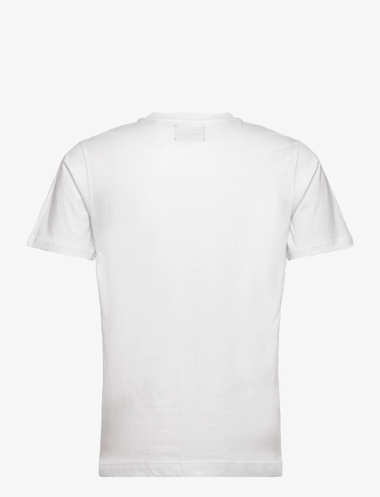 Mads Nørgaard - Organic Twin Akio Tee - laisvalaikio marškinėliai - white - 1