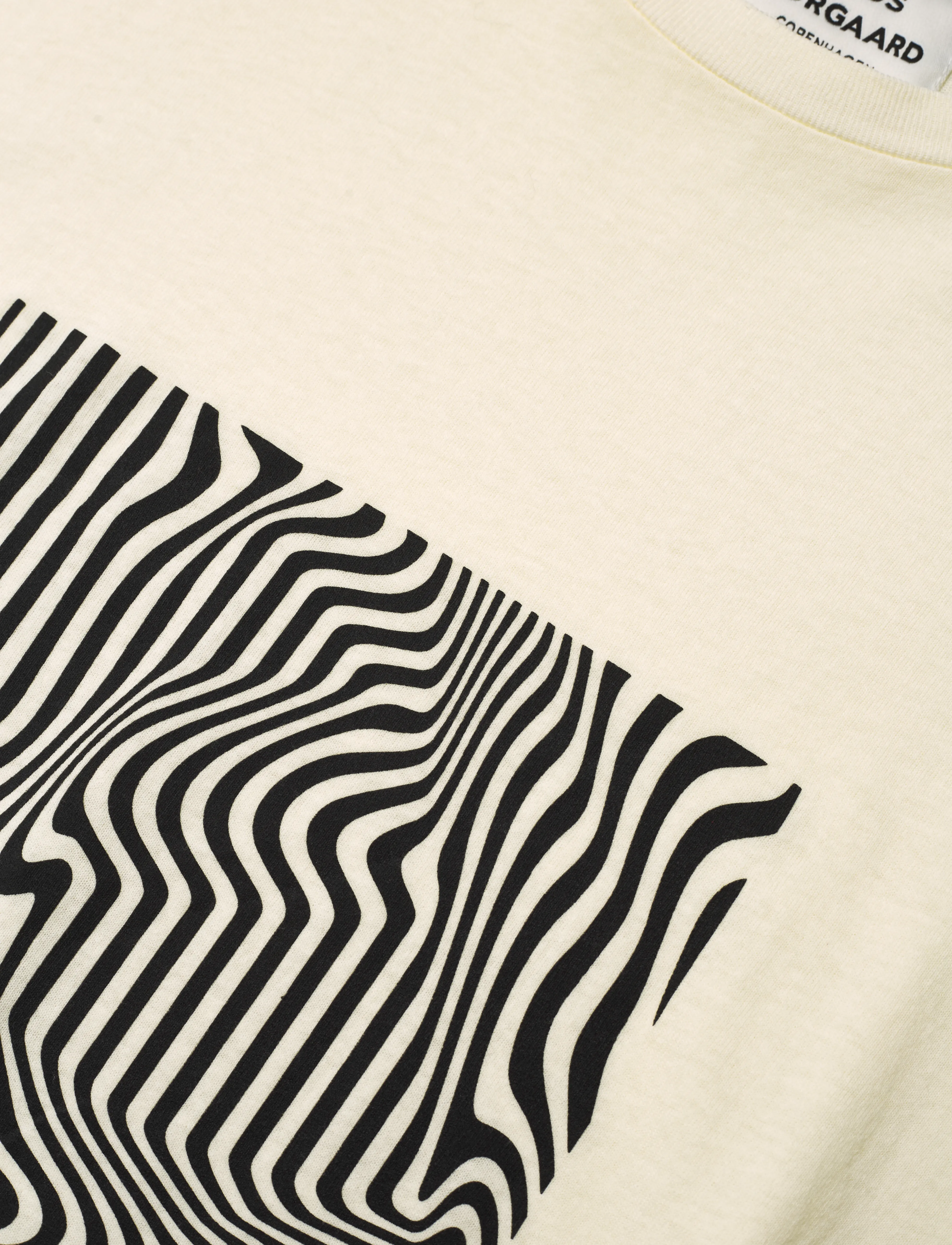 Mads Nørgaard - Washed Jersey Dassel Tee - vanilla ice - 2